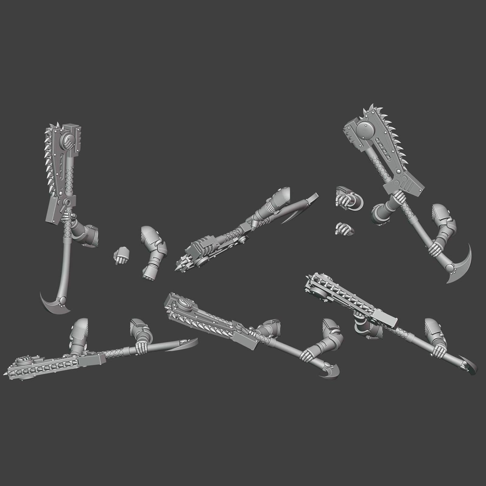Gen 6 - Heavy Chain Glaive Arms