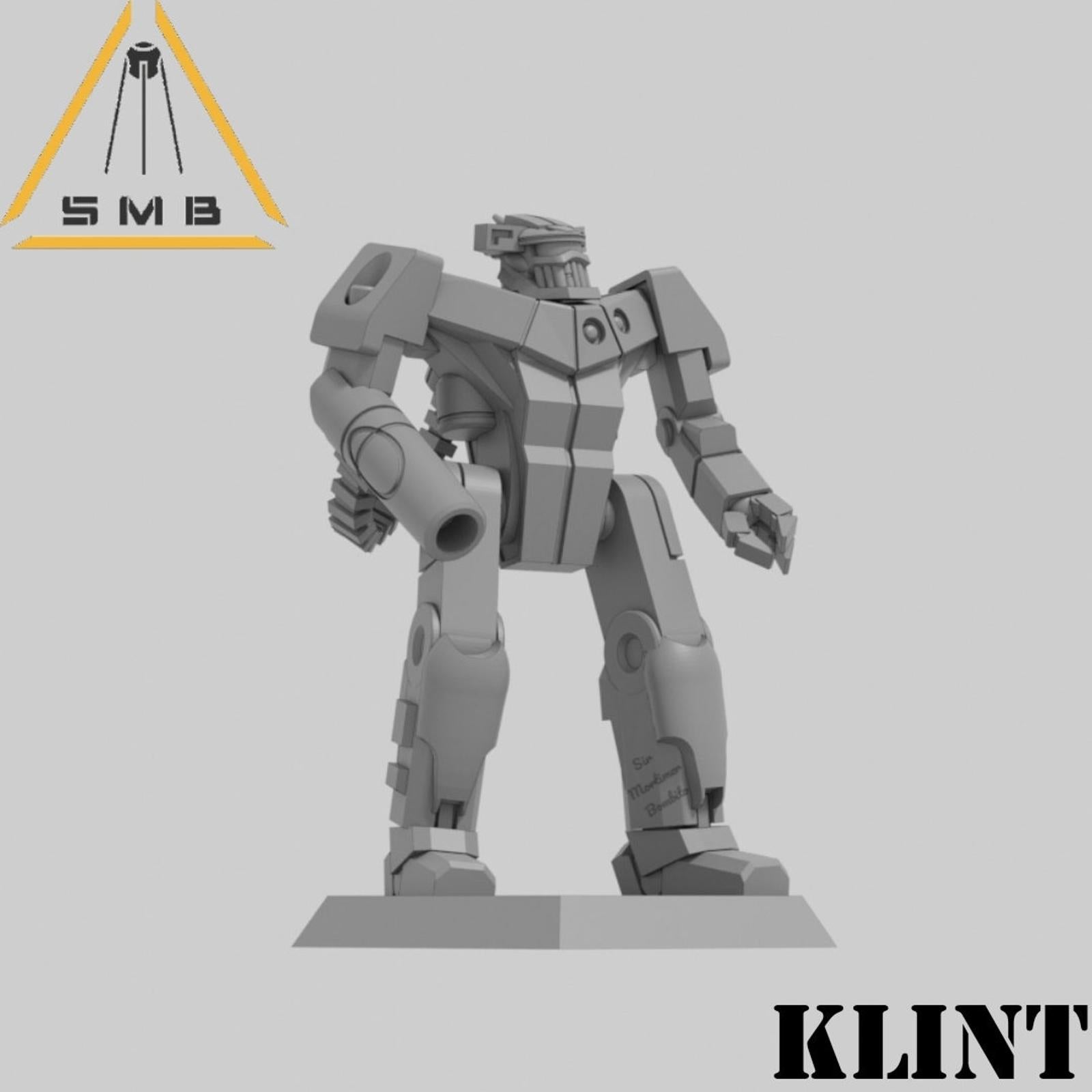 Clint | Sir Mortimer Bombito | American Mecha | Compatible with BT and other 6mm Tabletop Wargames
