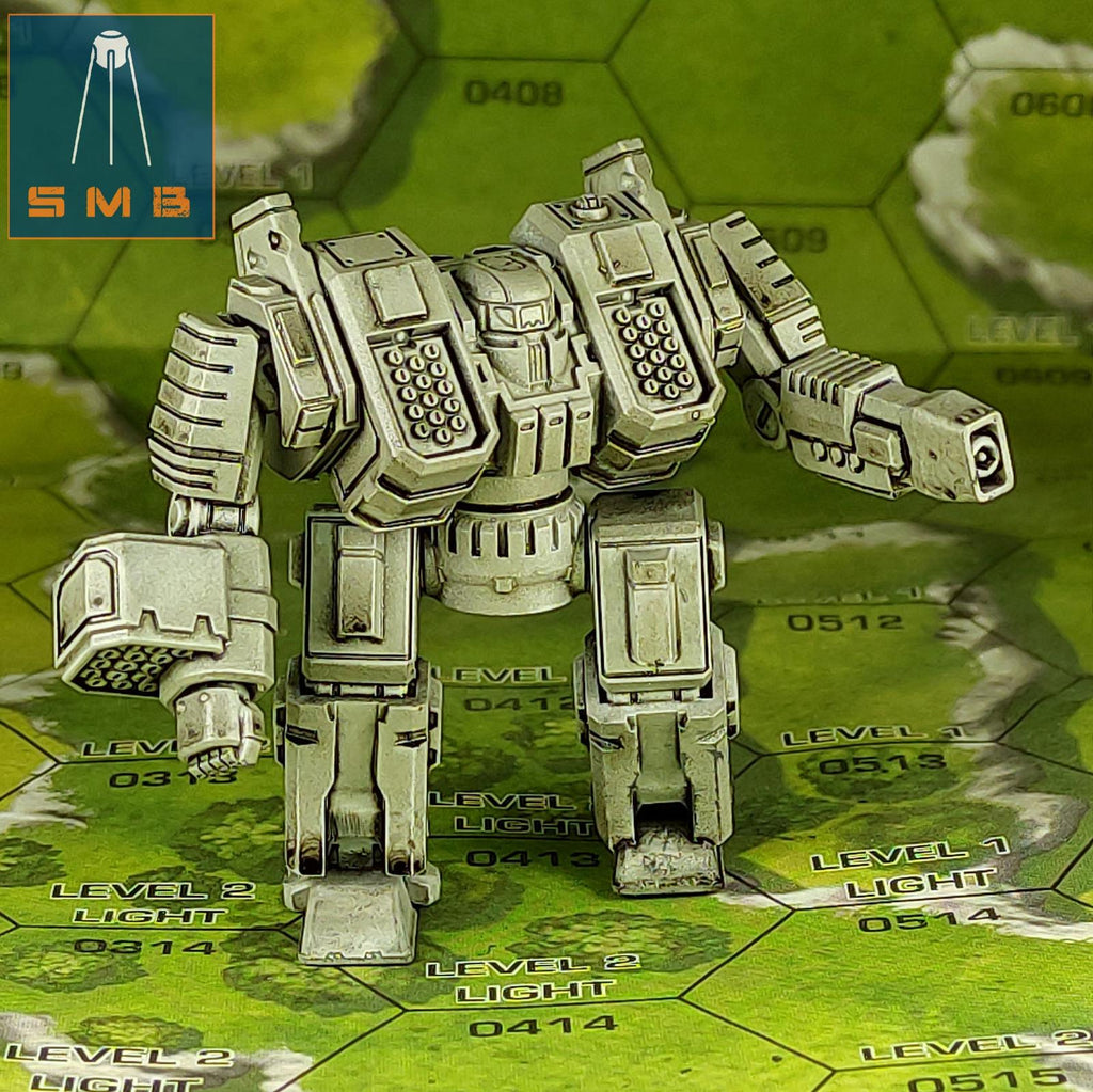 Naginata | Sir Mortimer Bombito | American Mecha | Compatible with BT and other 6mm Tabletop Wargames
