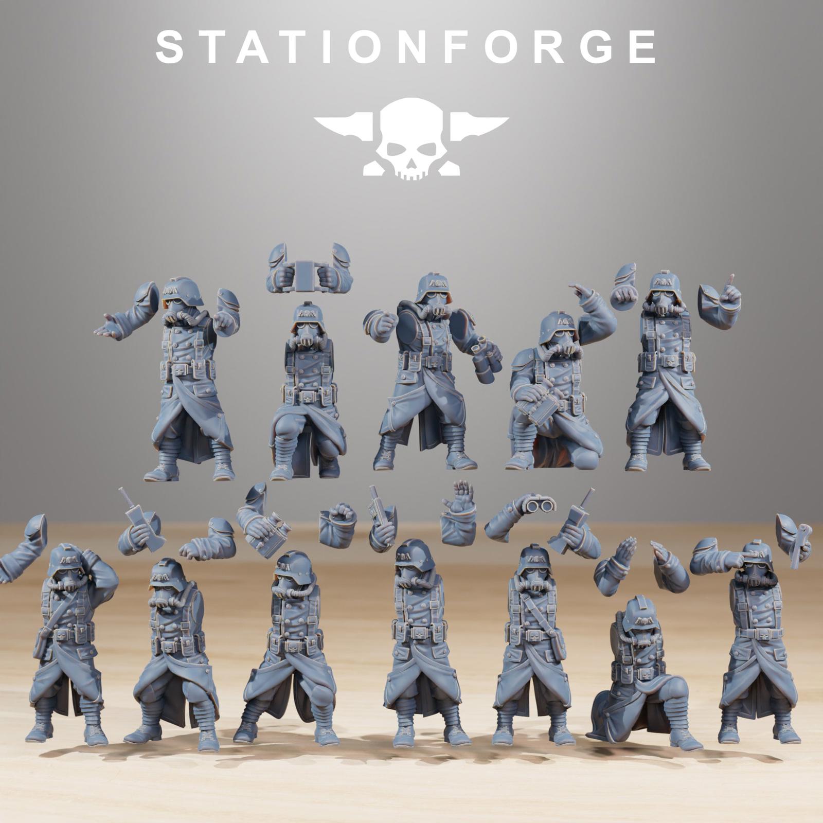 Grim Guard Battle Weapons Crew - set of 12
