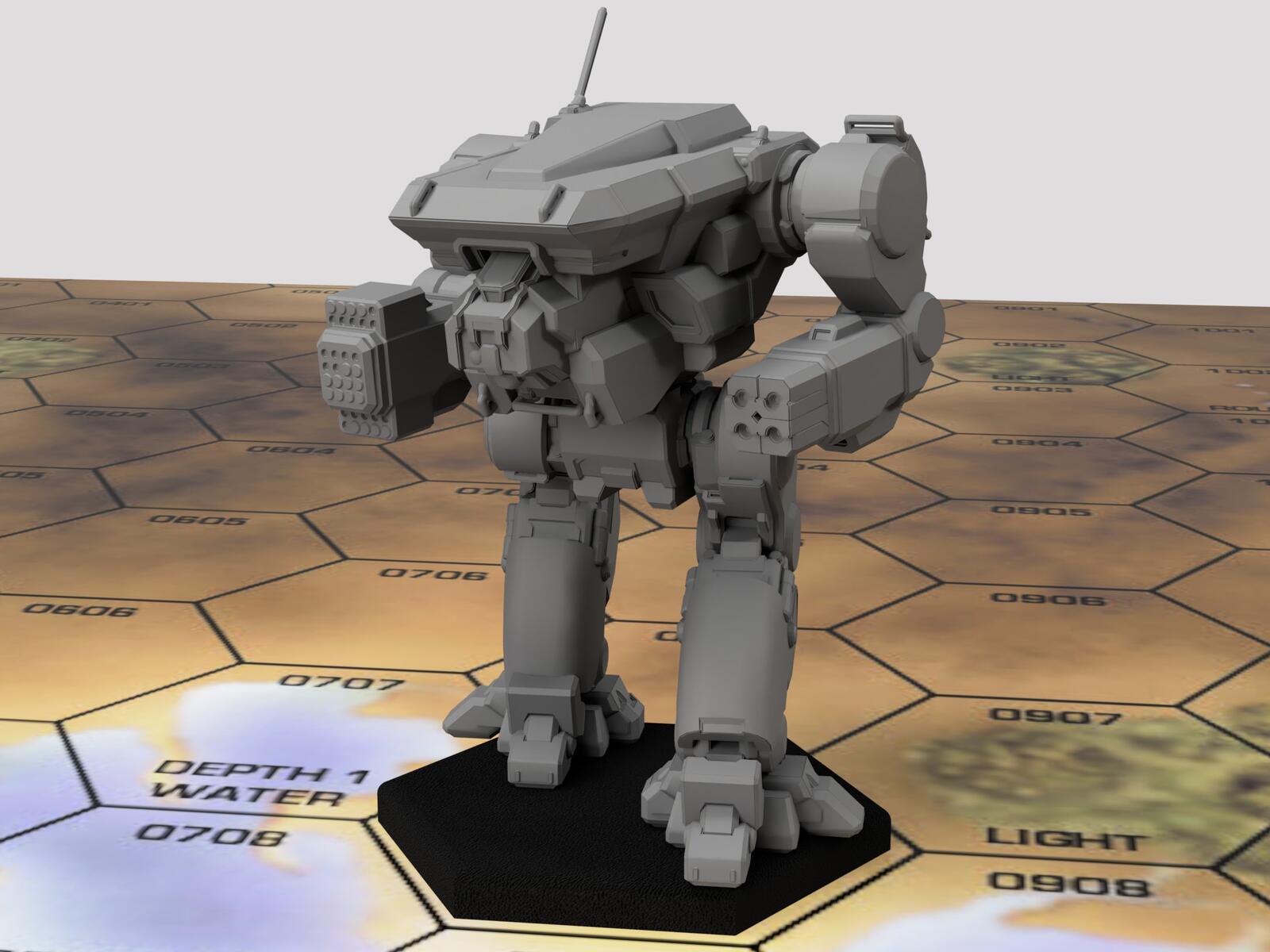 Warhawk WHK-K Kasai | Special Variant by Syllogy | American Mecha | Compatible with BT and other 6mm Tabletop Wargames