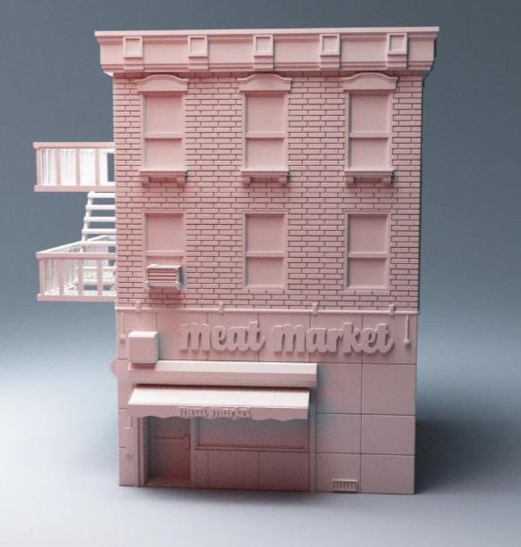 Urban Hells Kitchen Block A  – Modern City Building for MCP, Fallout, TWD – Corvus Games Terrain