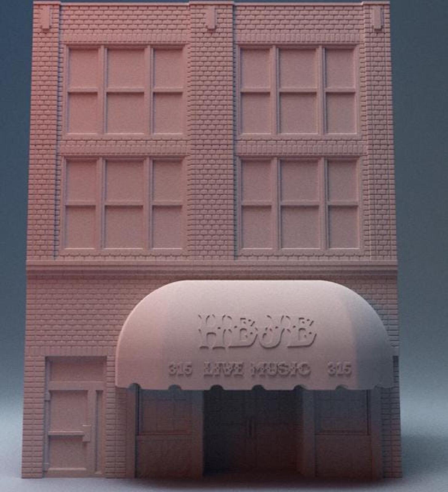 Urban Punk Rock Club – Modern City Building for MCP – Corvus Games Terrain