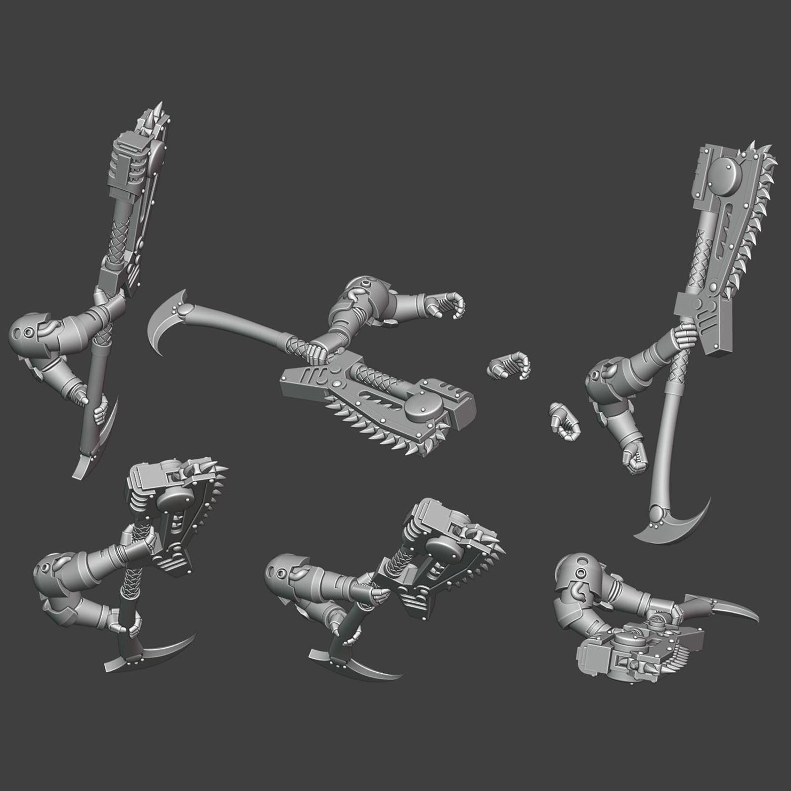 Gen 6 - Heavy Chain Glaive Arms
