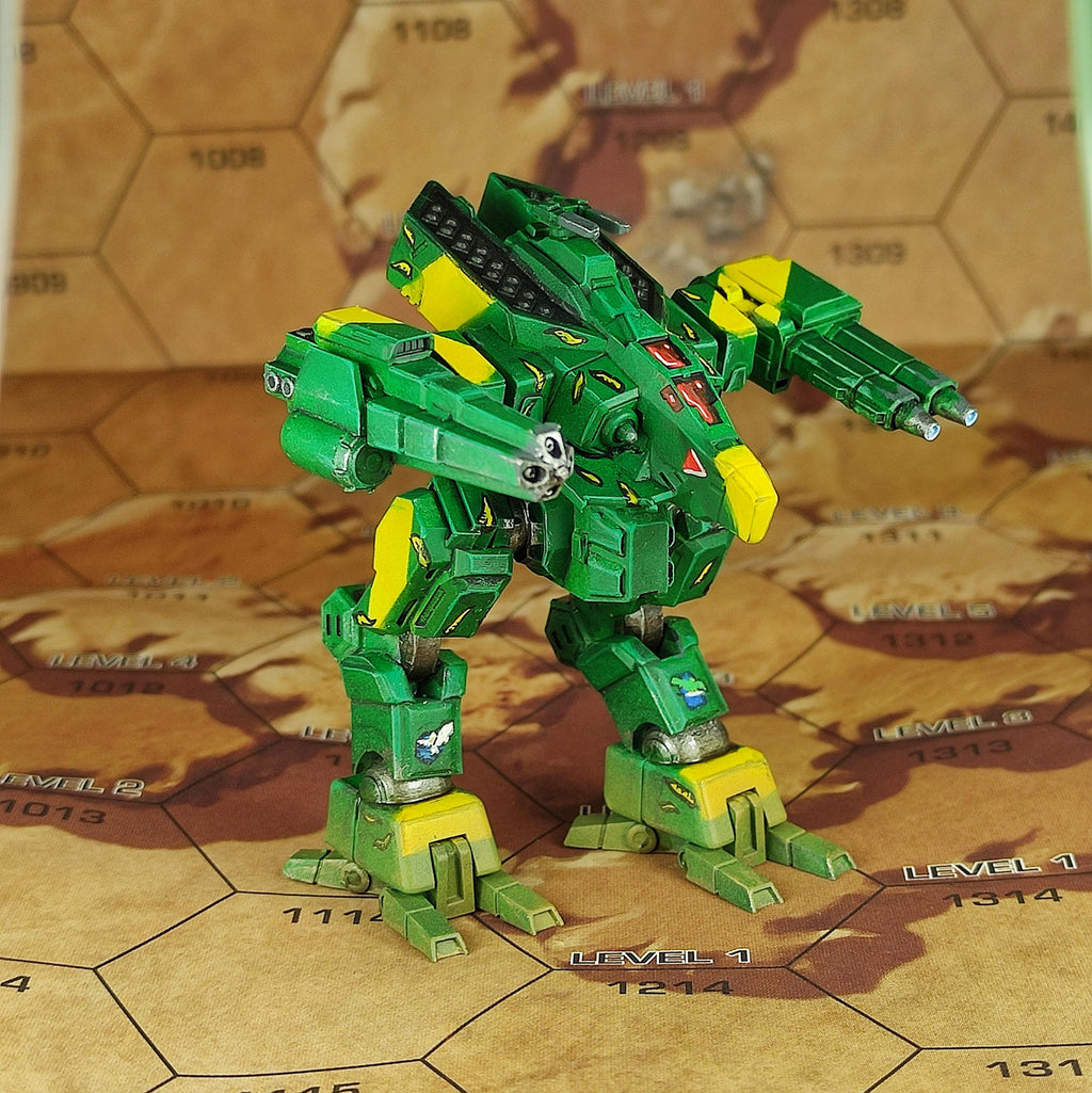 Turkina II (XTRO Project Zhukov) | Sir Mortimer Bombito | American Mecha | Compatible with BT and other 6mm Tabletop Wargames