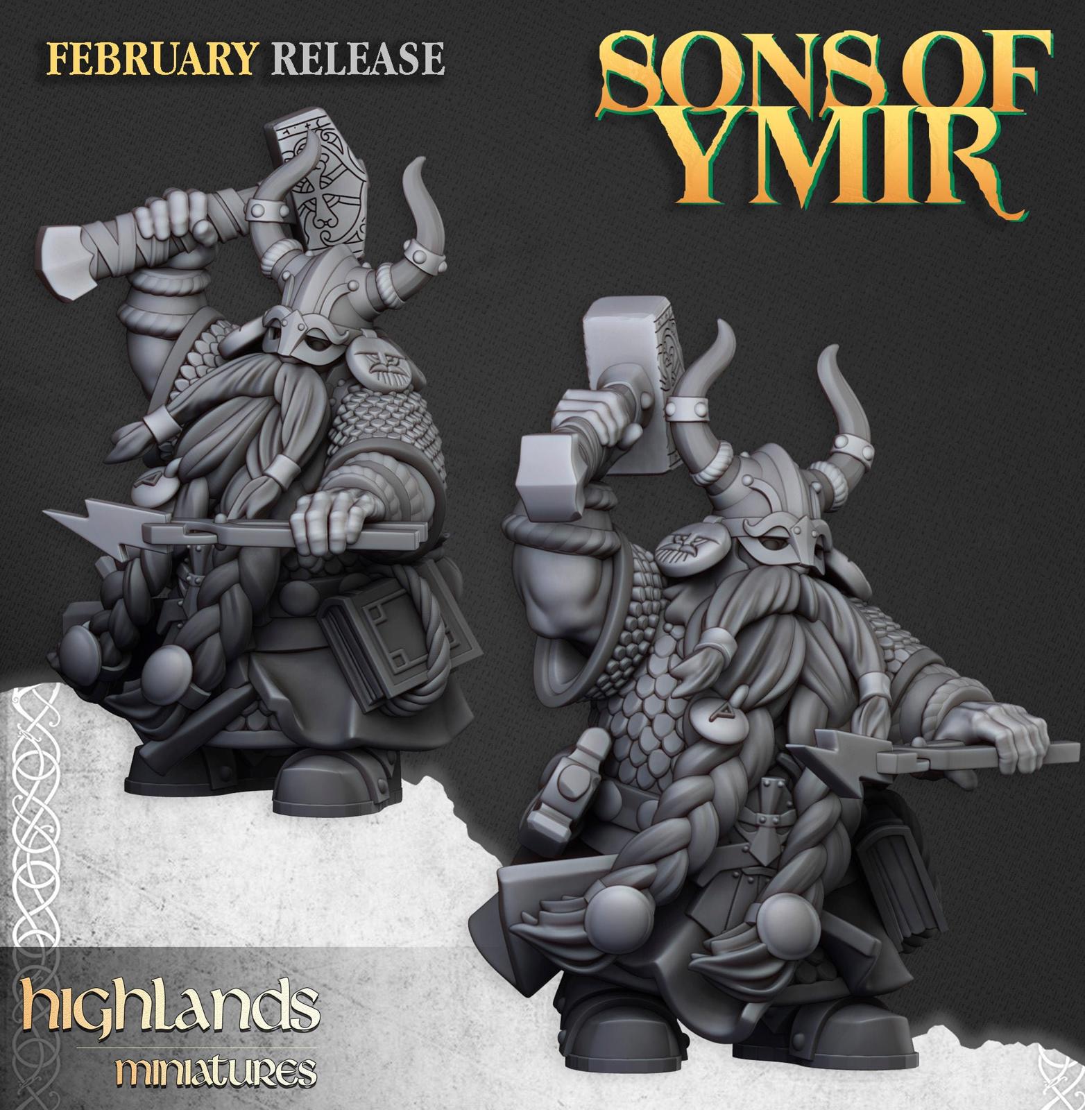 Ancient Dwarf Forge - Highlands Miniatures