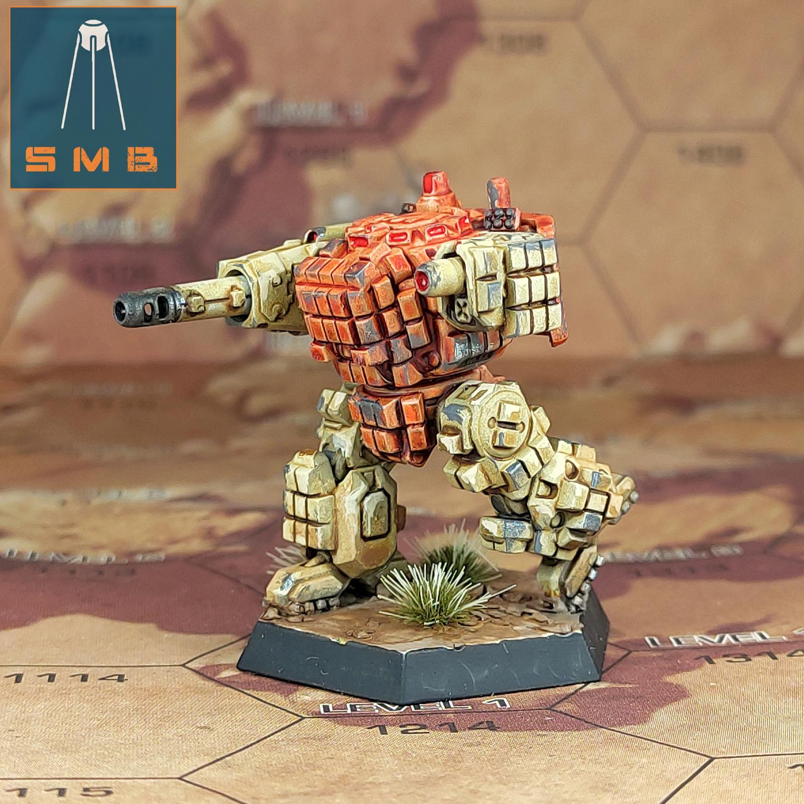UrbanMech ERA | Sir Mortimer Bombito | American Mecha | Compatible with BT and other 6mm Tabletop Wargames