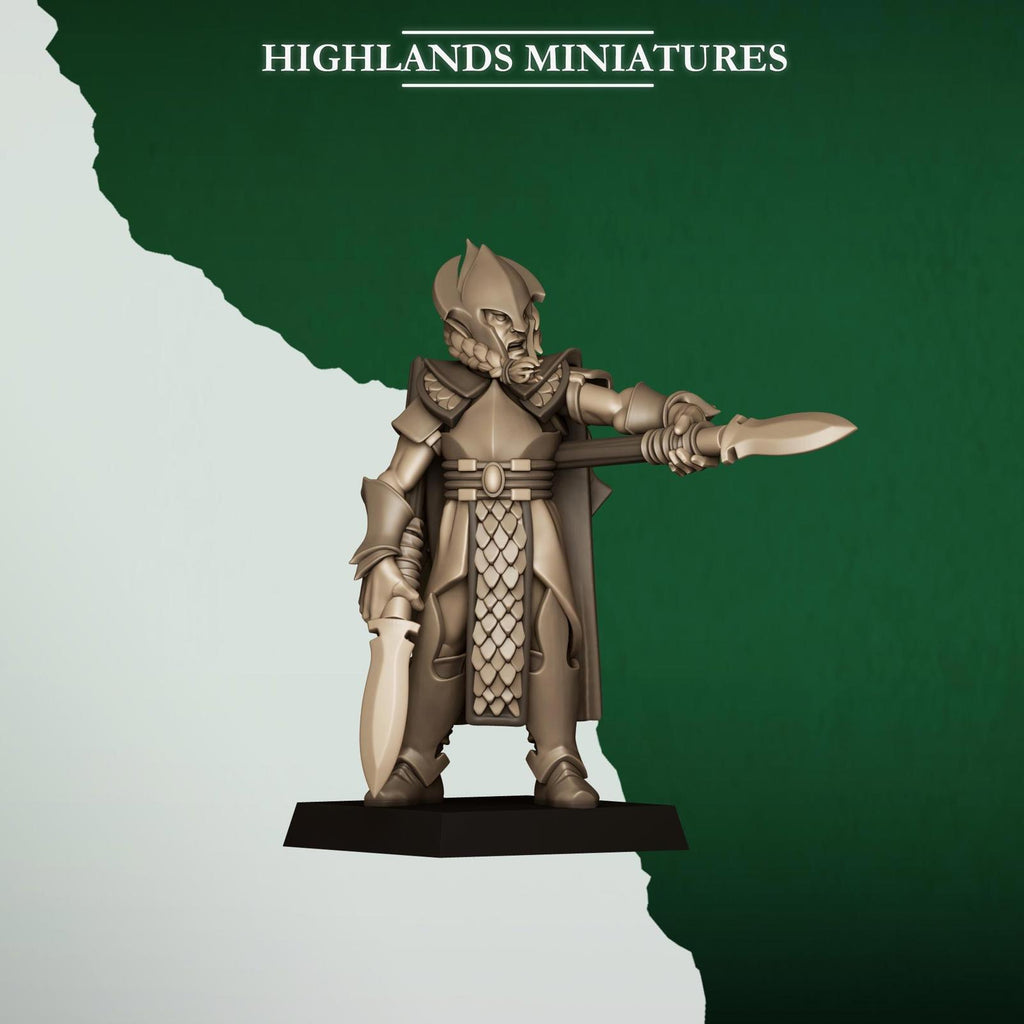 Feral Elves Spearmen Regiment for Fantasy Wargaming by Highland Miniatures