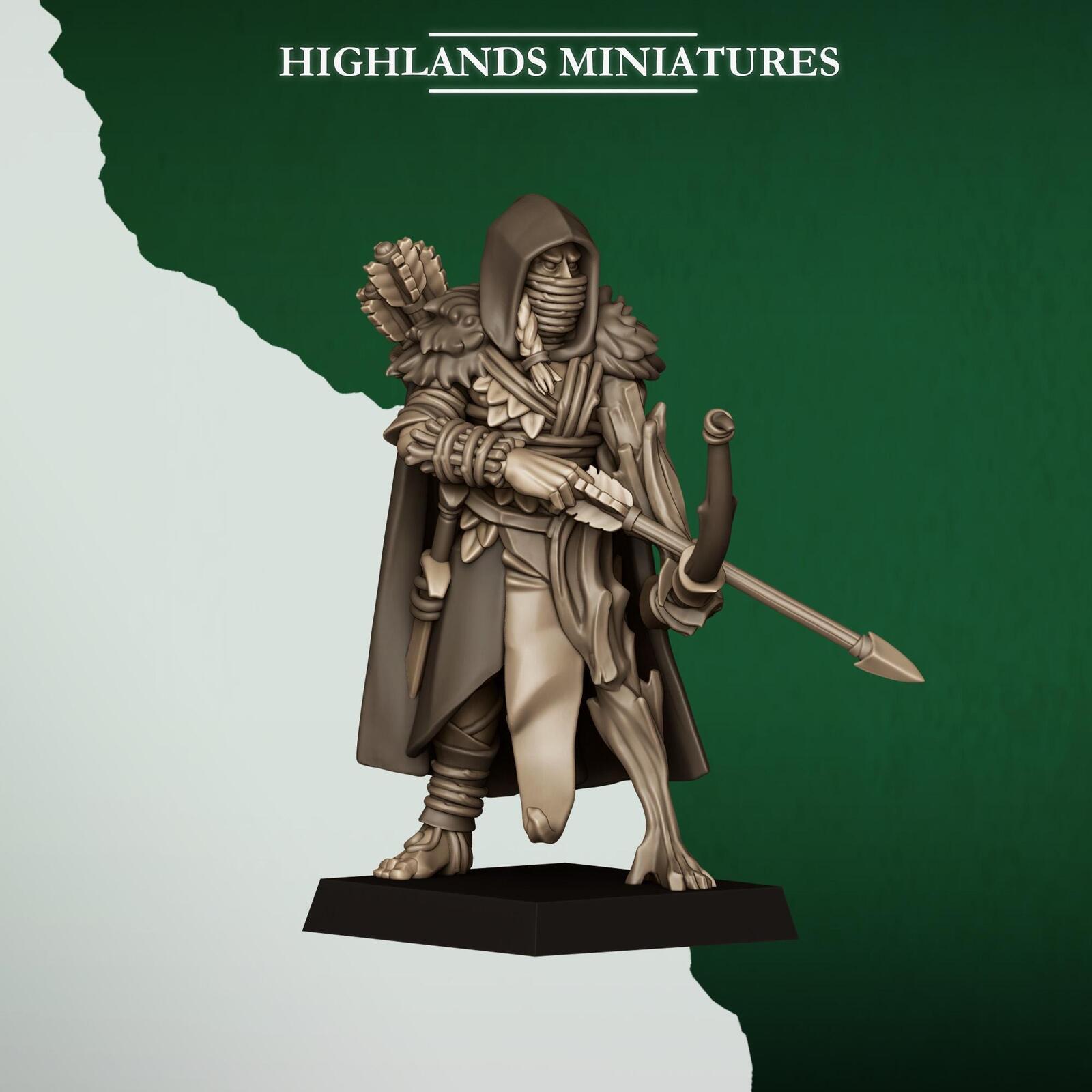 Feral Elves Scouts | Highlands Miniatures