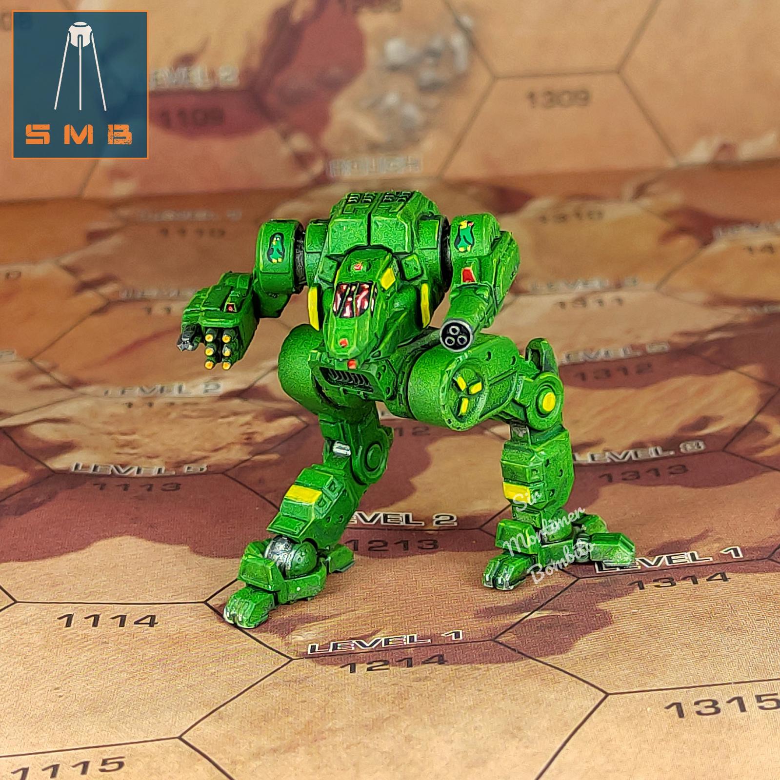Stormcrow (Ryoken) B | Sir Mortimer Bombito | American Mecha | Compatible with BT and other 6mm Tabletop Wargames