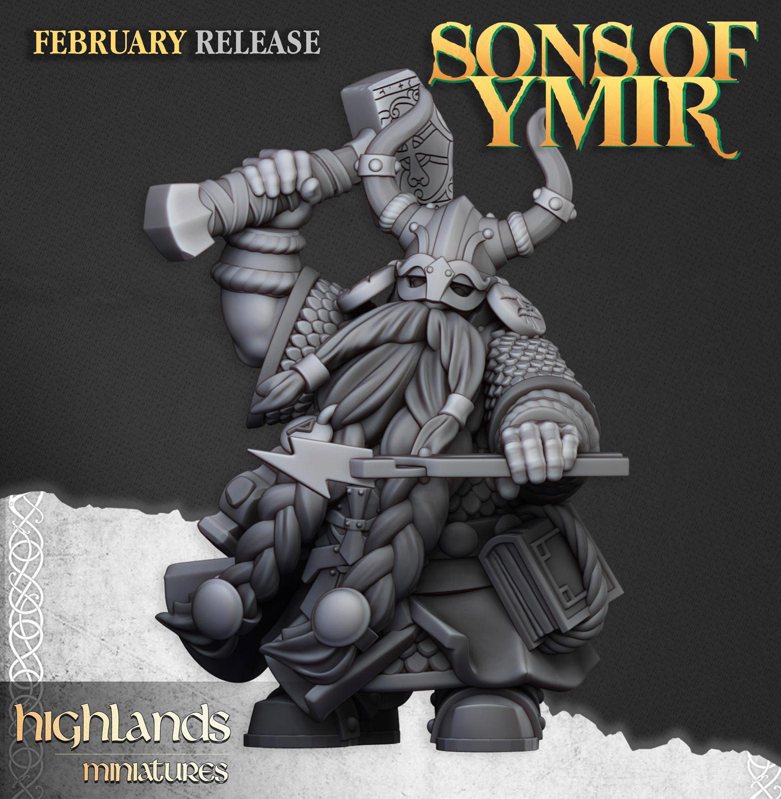 Ancient Dwarf Forge - Highlands Miniatures