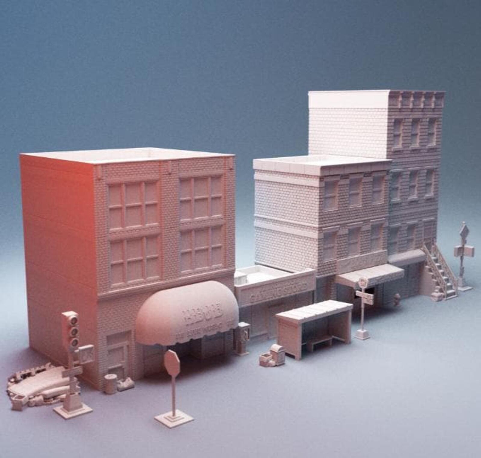Urban Starter Phase 7 City Bundle – Modern City Building for MCP – Corvus Games Terrain