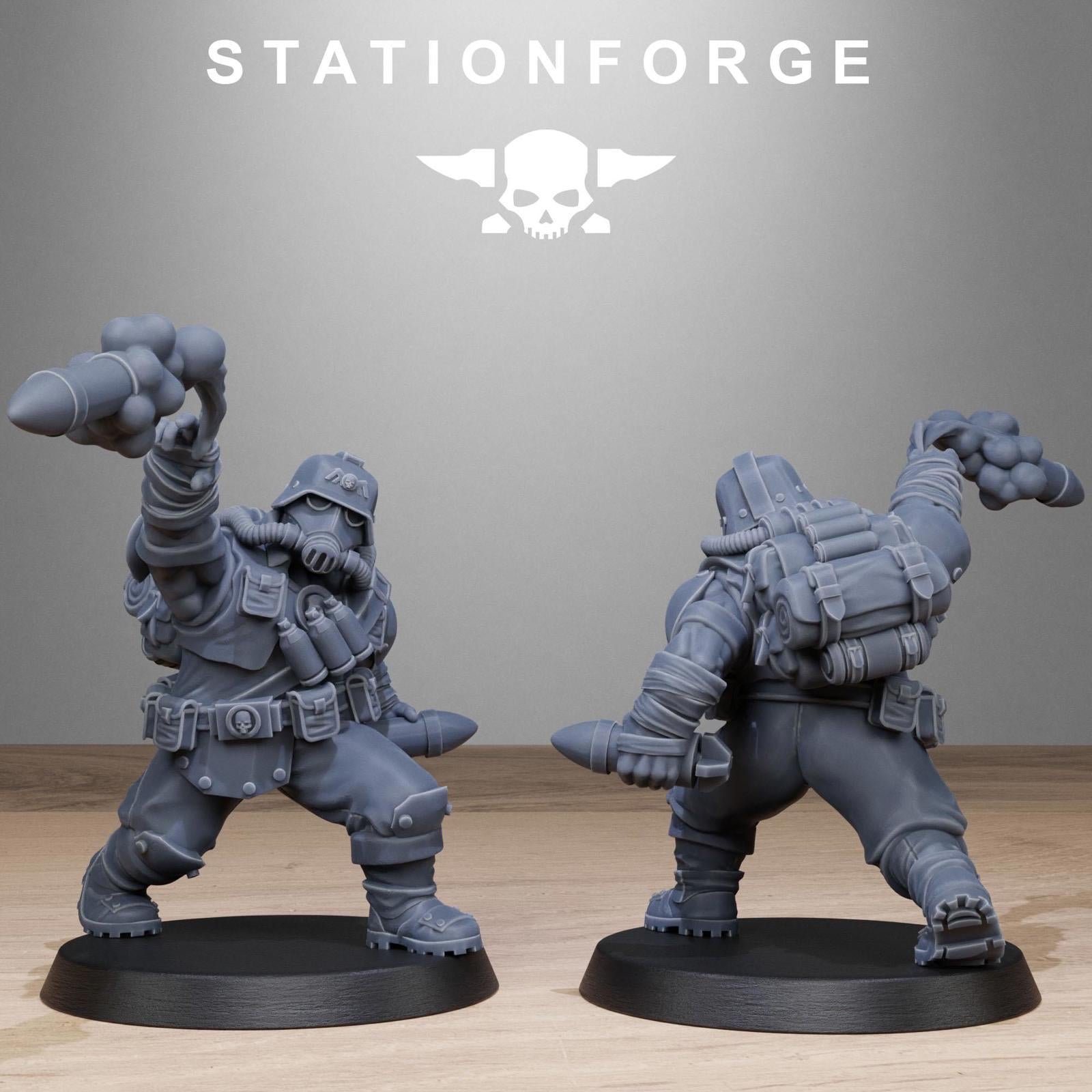 Grim Guard Jungle Fighter Mutants - set of 10