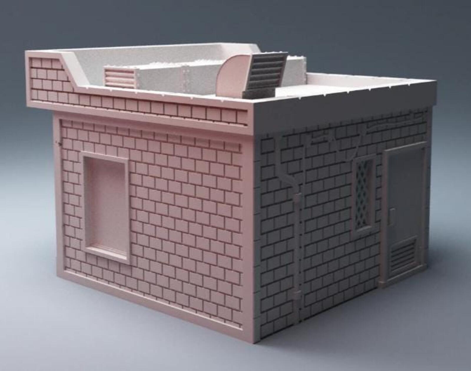 Urban Pizza Shop – Modern City Building for MCP – Corvus Games Terrain
