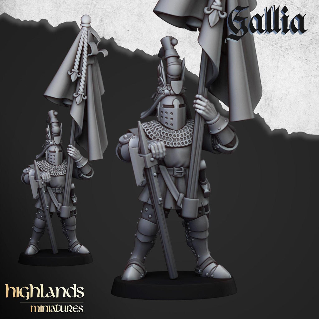 Knights Of Gallia On Foot | Highlands Miniatures