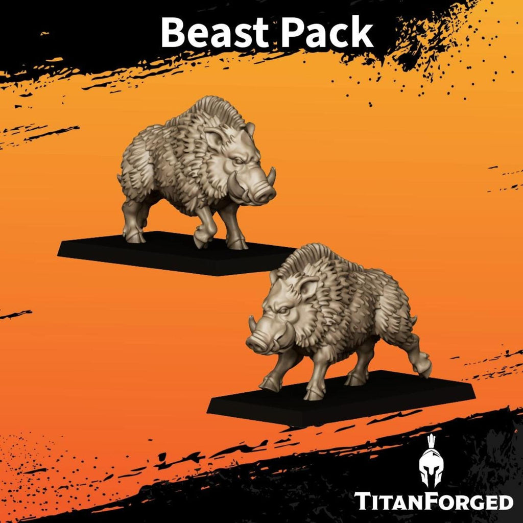 Feral Elf beast pack  - Highlands Miniatures