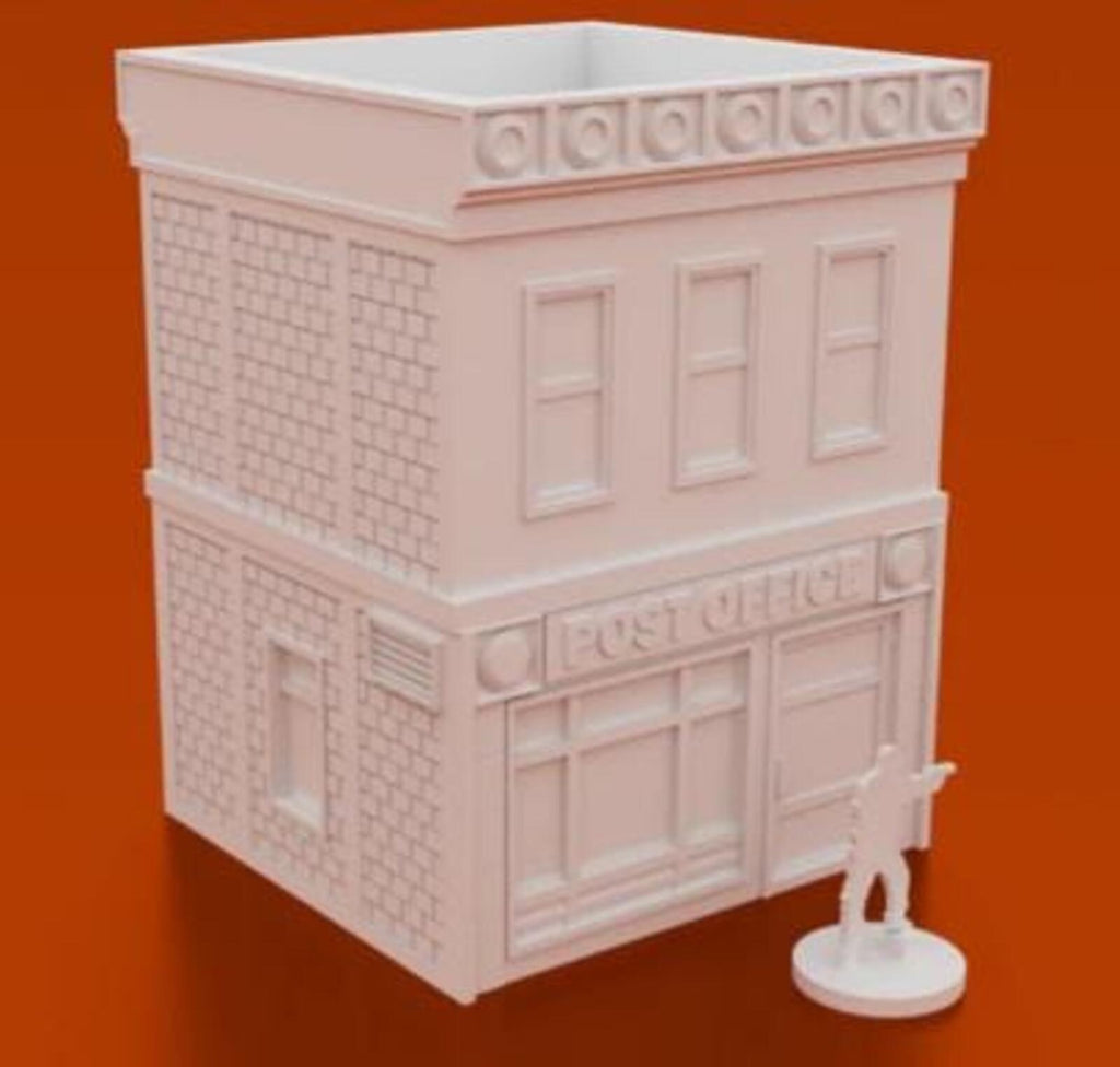 Urban Post Office – Modern City Building for MCP – Corvus Games Terrain