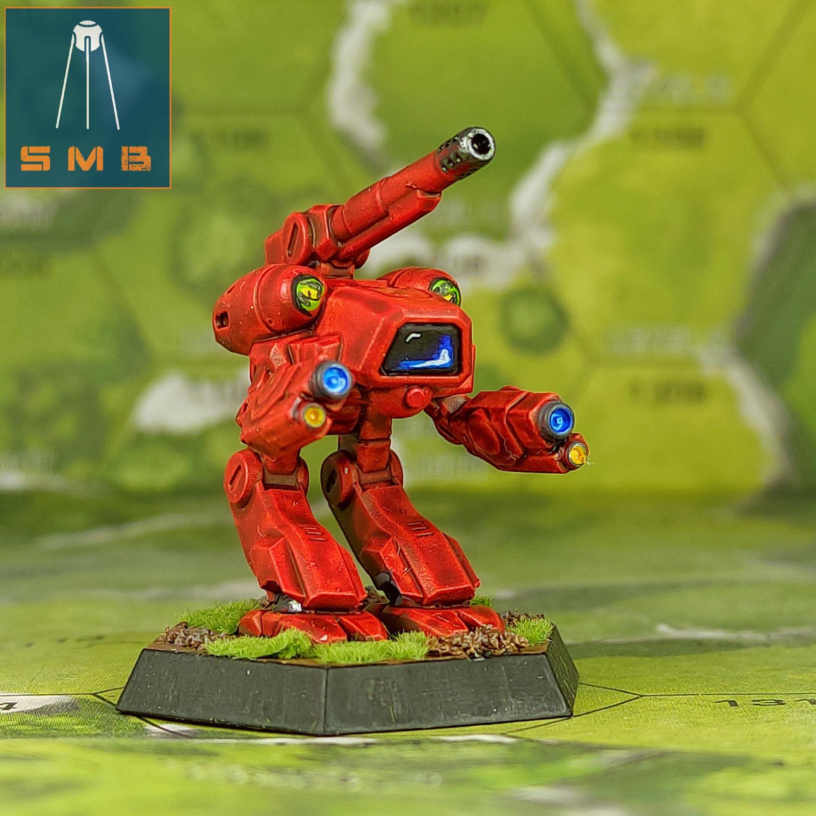 Marauder "Chibi" | Sir Mortimer Bombito | American Mecha | Compatible with BT and other 6mm Tabletop Wargames