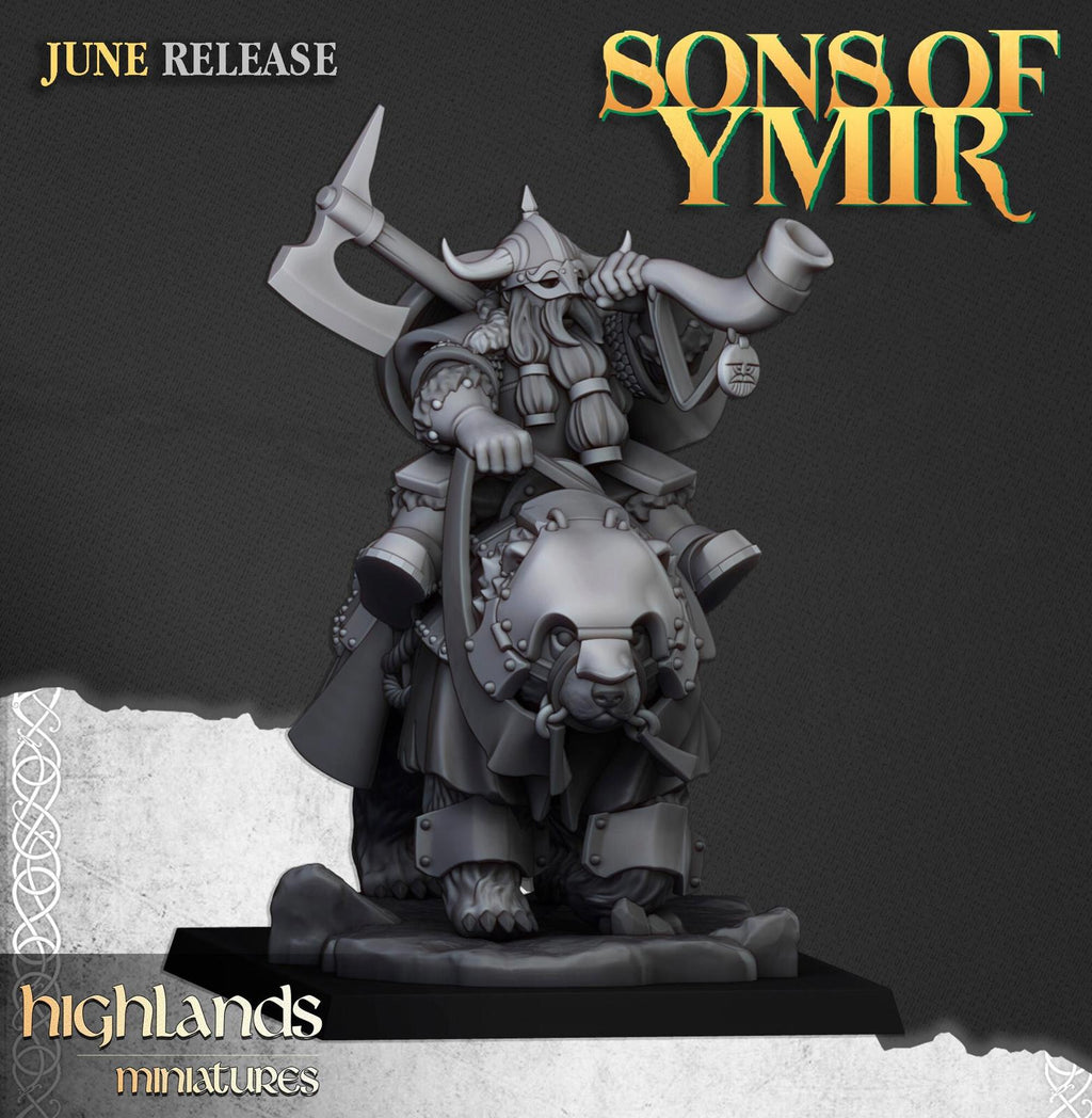 Dwarf Heavy Cavalry - Highlands Miniatures