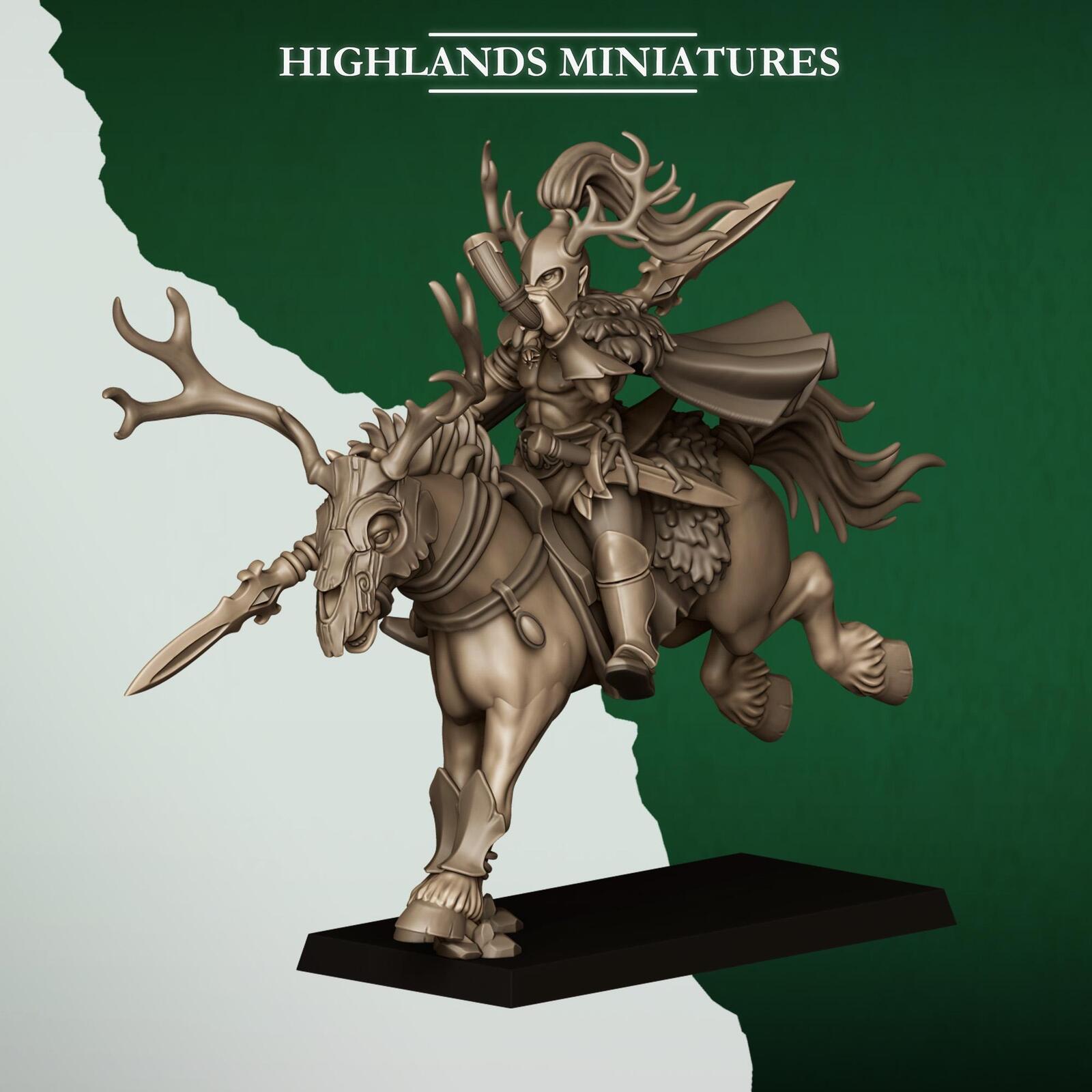Feral Elves Forest Riders | Highlands Miniatures