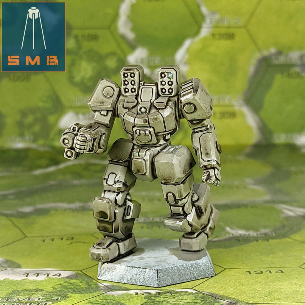 Wolverine WVR-7K | Sir Mortimer Bombito | American Mecha | Compatible with BT and other 6mm Tabletop Wargames