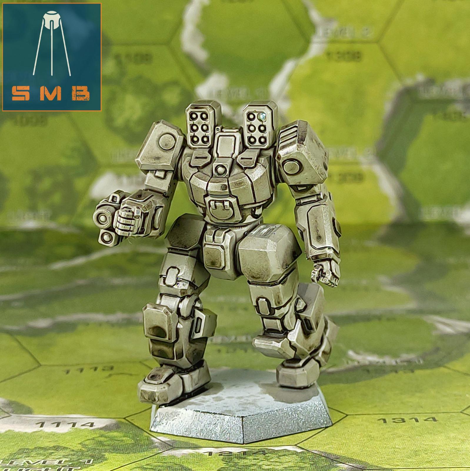 Wolverine WVR-7K | Sir Mortimer Bombito | American Mecha | Compatible with BT and other 6mm Tabletop Wargames