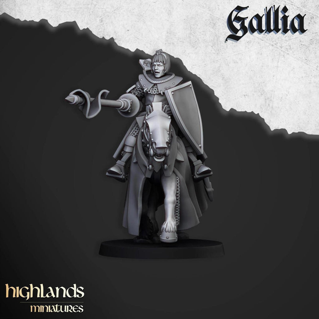 Female Heads, Knights of Gallia by Highlands Miniatures