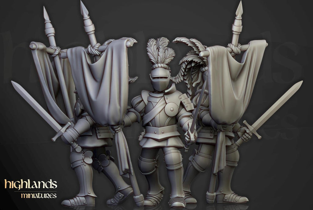 Sunland knights on foot | Highlands Miniatures