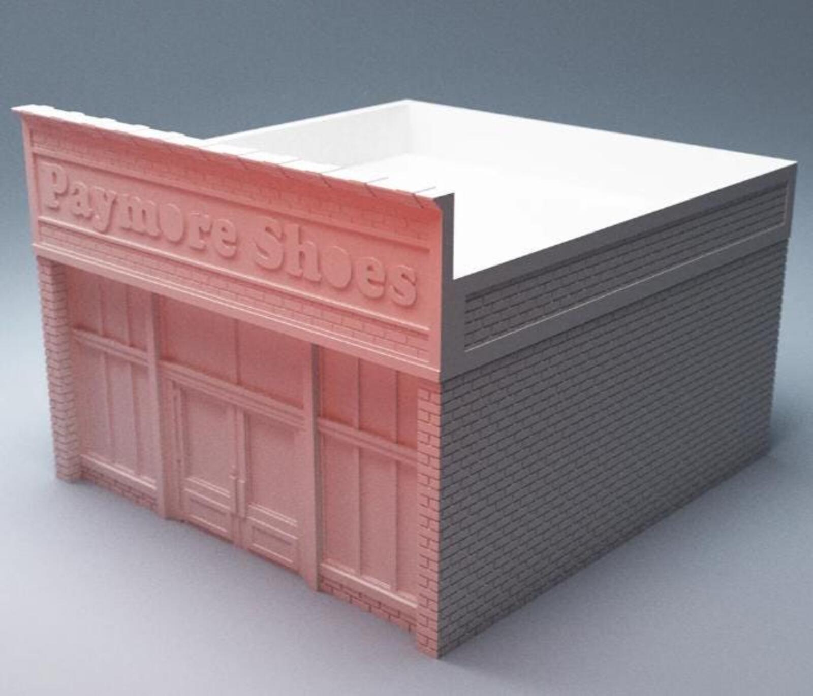 Urban Paymore shoes building – Modern City Building for MCP – Corvus Games Terrain