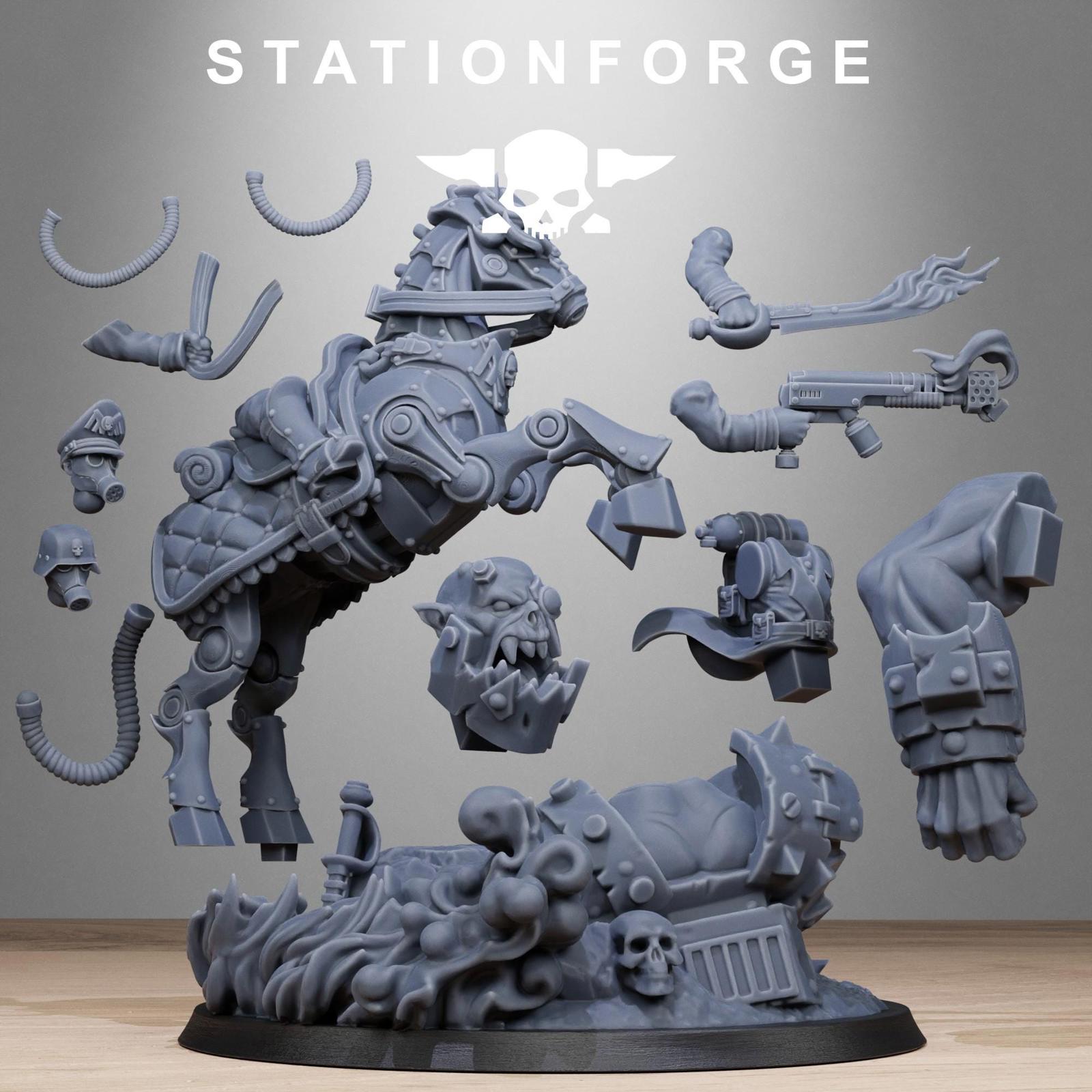 Grim Guard Officer Horseman