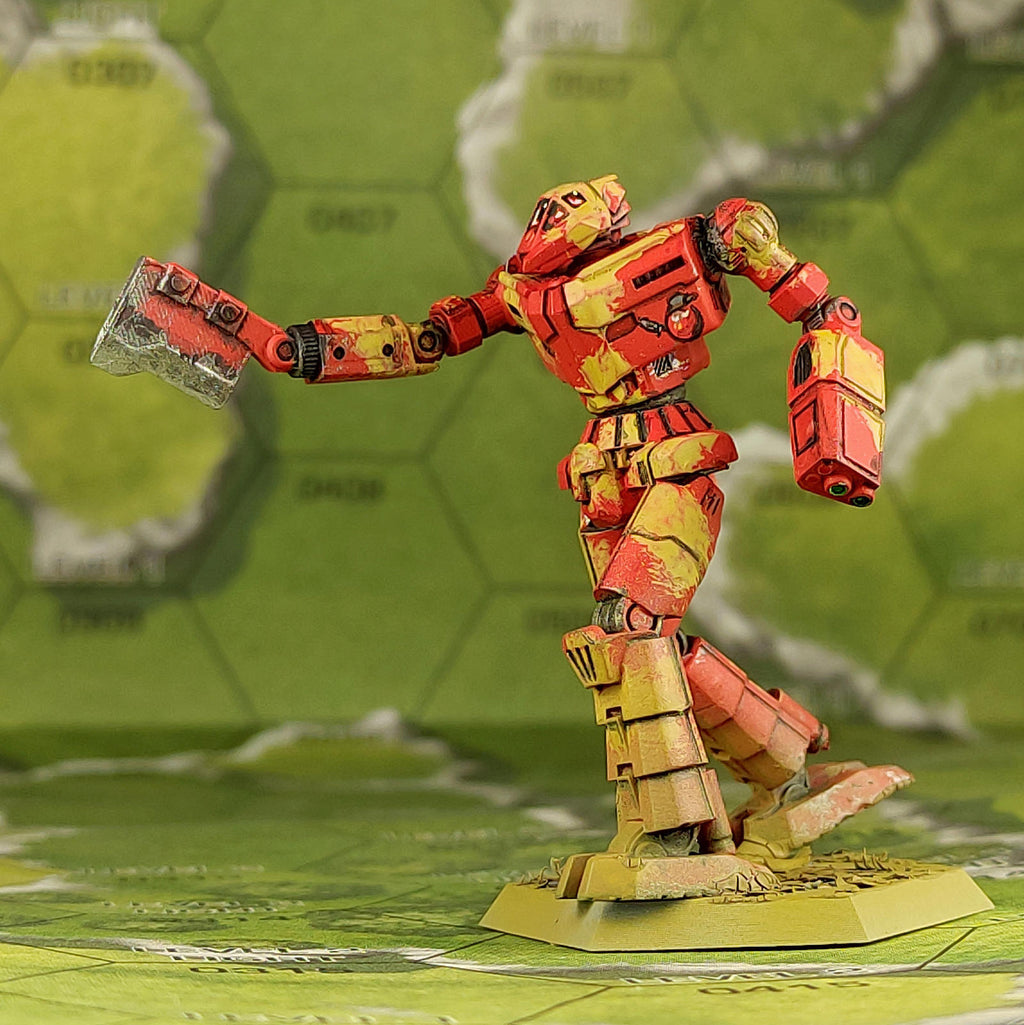 Scarabus | Sir Mortimer Bombito | American Mecha | Compatible with BT and other 6mm Tabletop Wargames