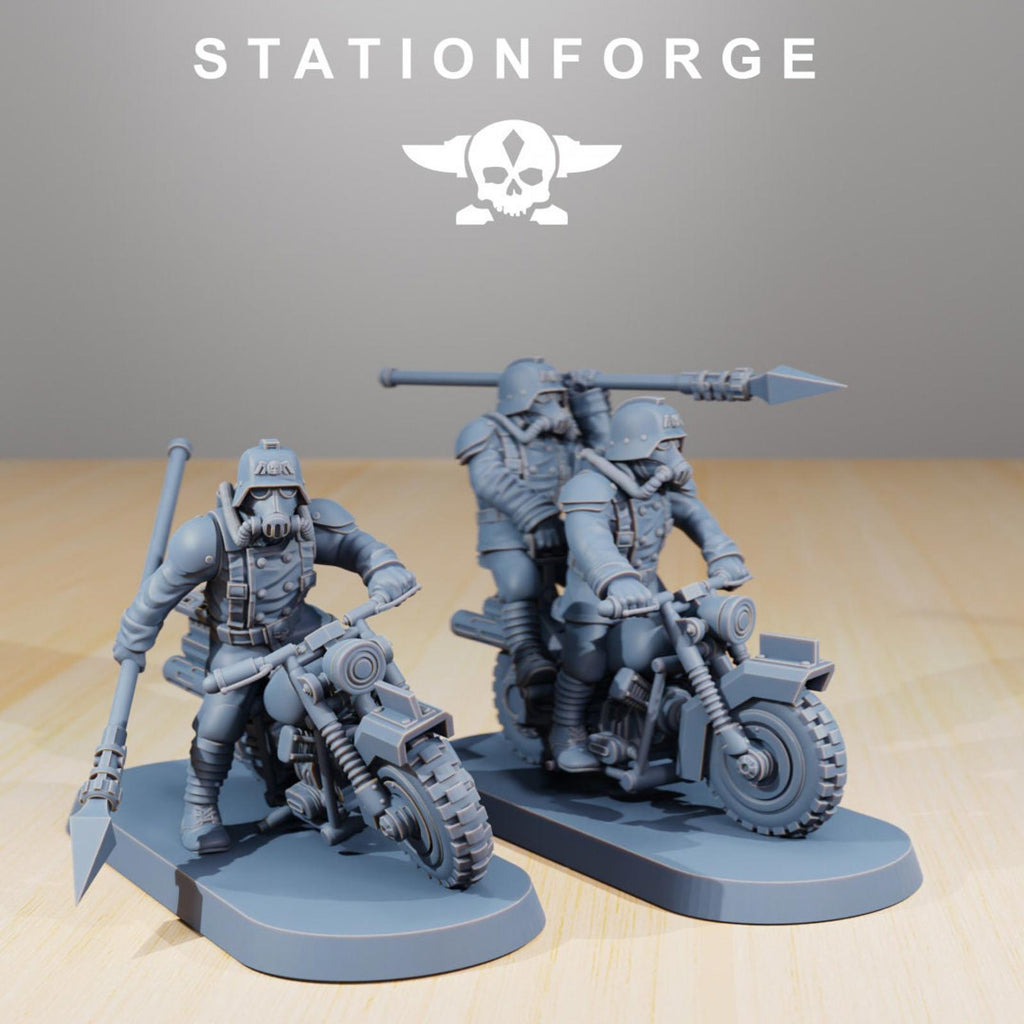 Grim Bikers - set of 10