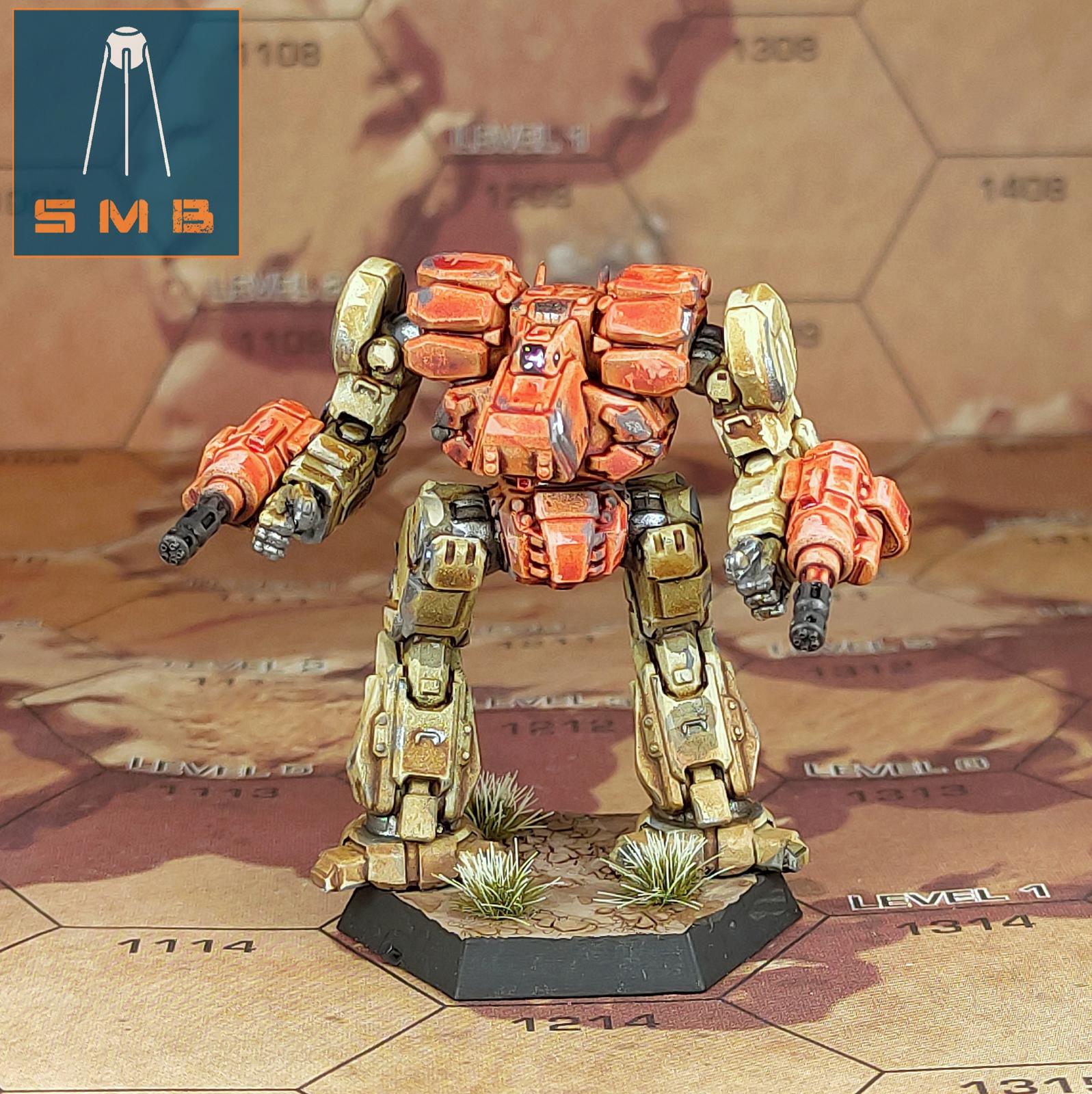 Thug THG-11E | Sir Mortimer Bombito | American Mecha | Compatible with BT and other 6mm Tabletop Wargames