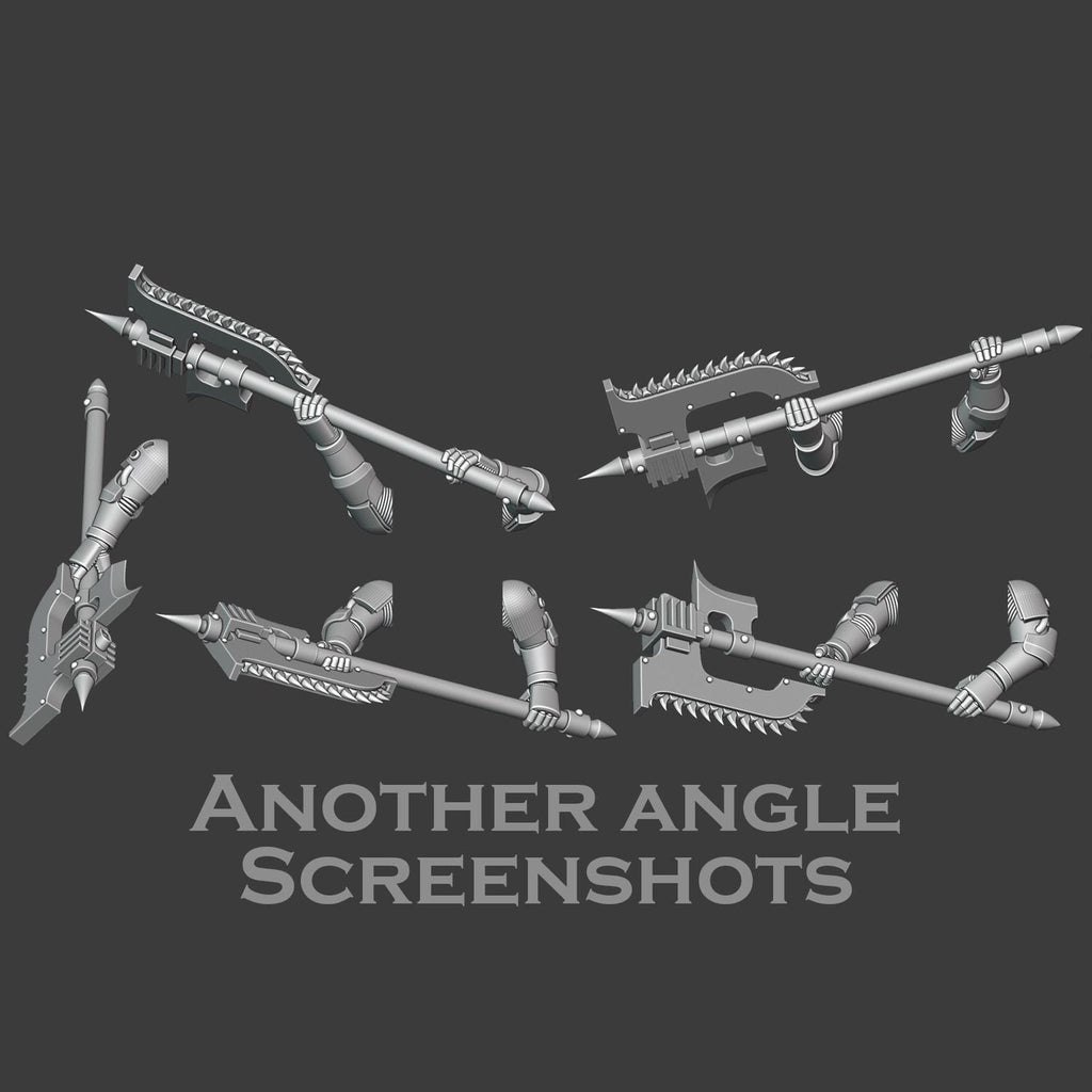 Gen 6 - Skin-Flayer Chain-Axe Arms