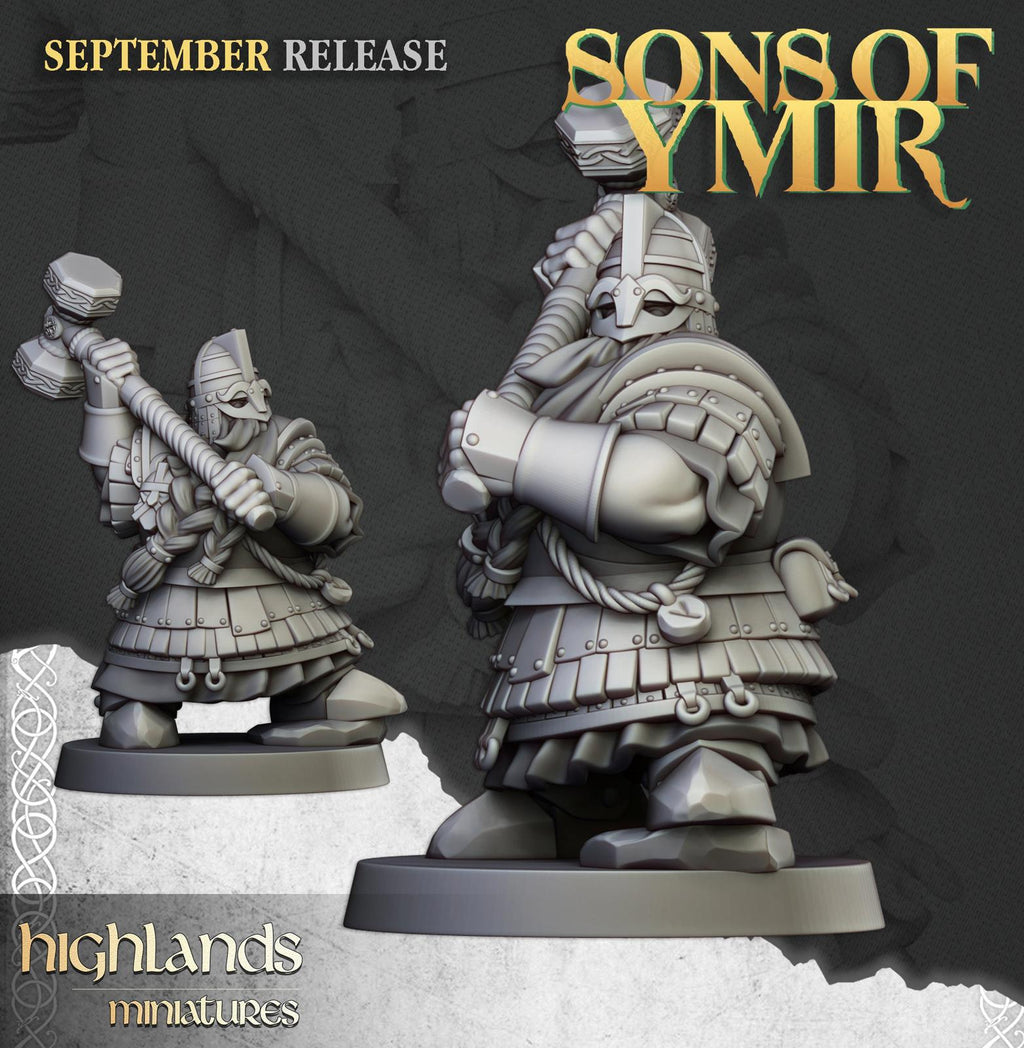 Kings guard dwarfs - Highlands Miniatures