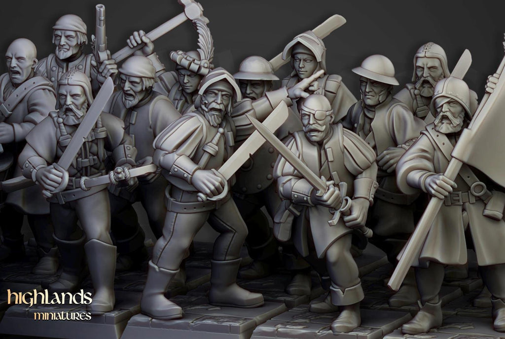 Sunland militia | Highlands Miniatures