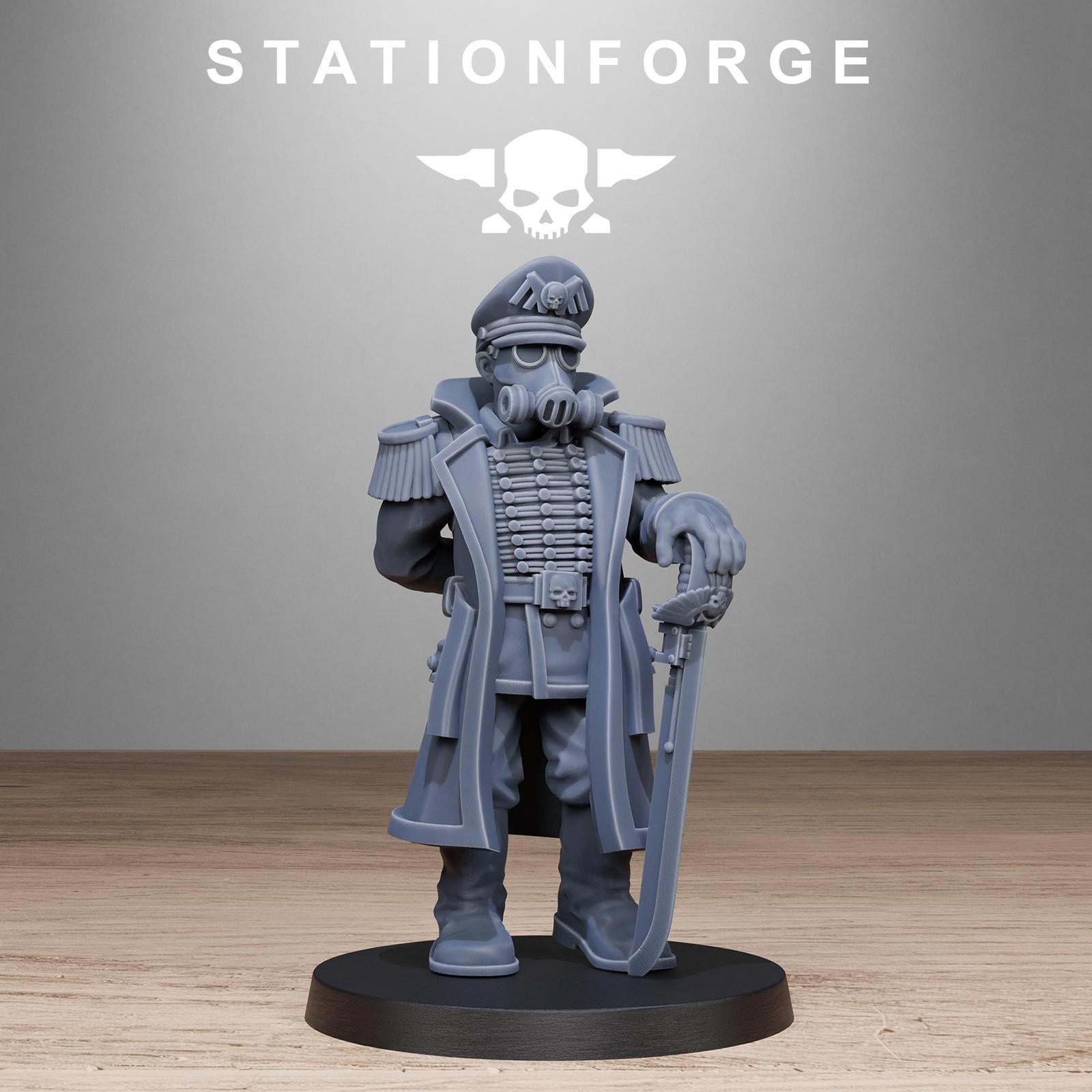 Grim Guard Officer with Sword