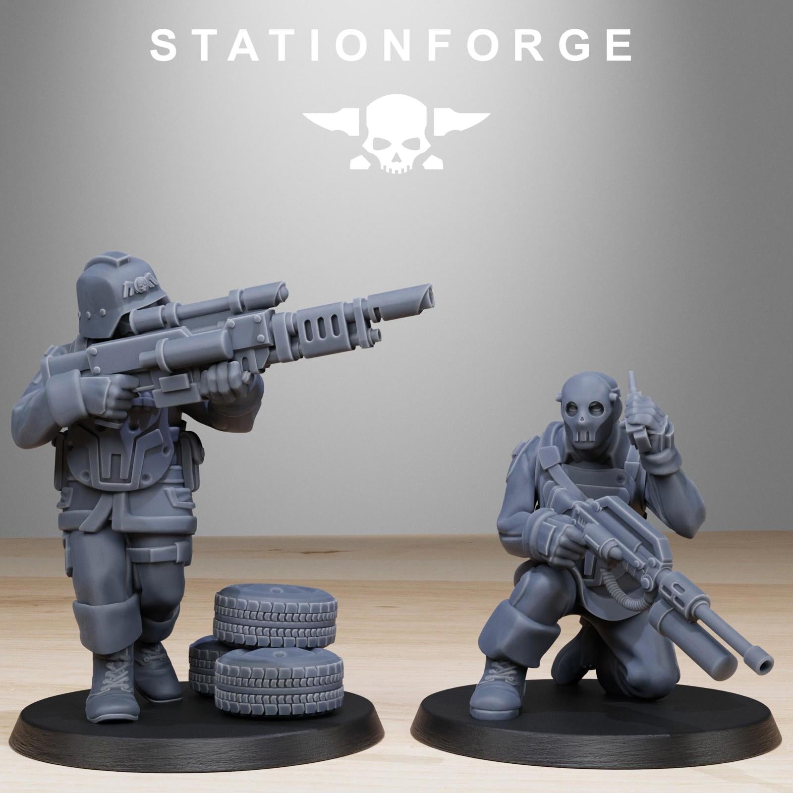 Grim Guard Paintball Squad - set of 10