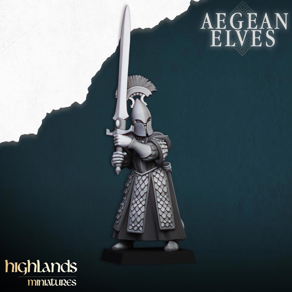Aegean Elf Swords of Messara - Highlands Miniatures