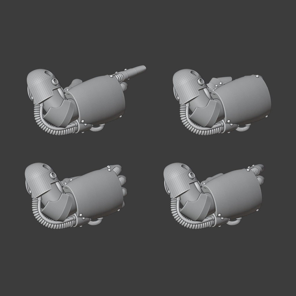 Gen 6 - Power Fist Arms "Tyrant Type"