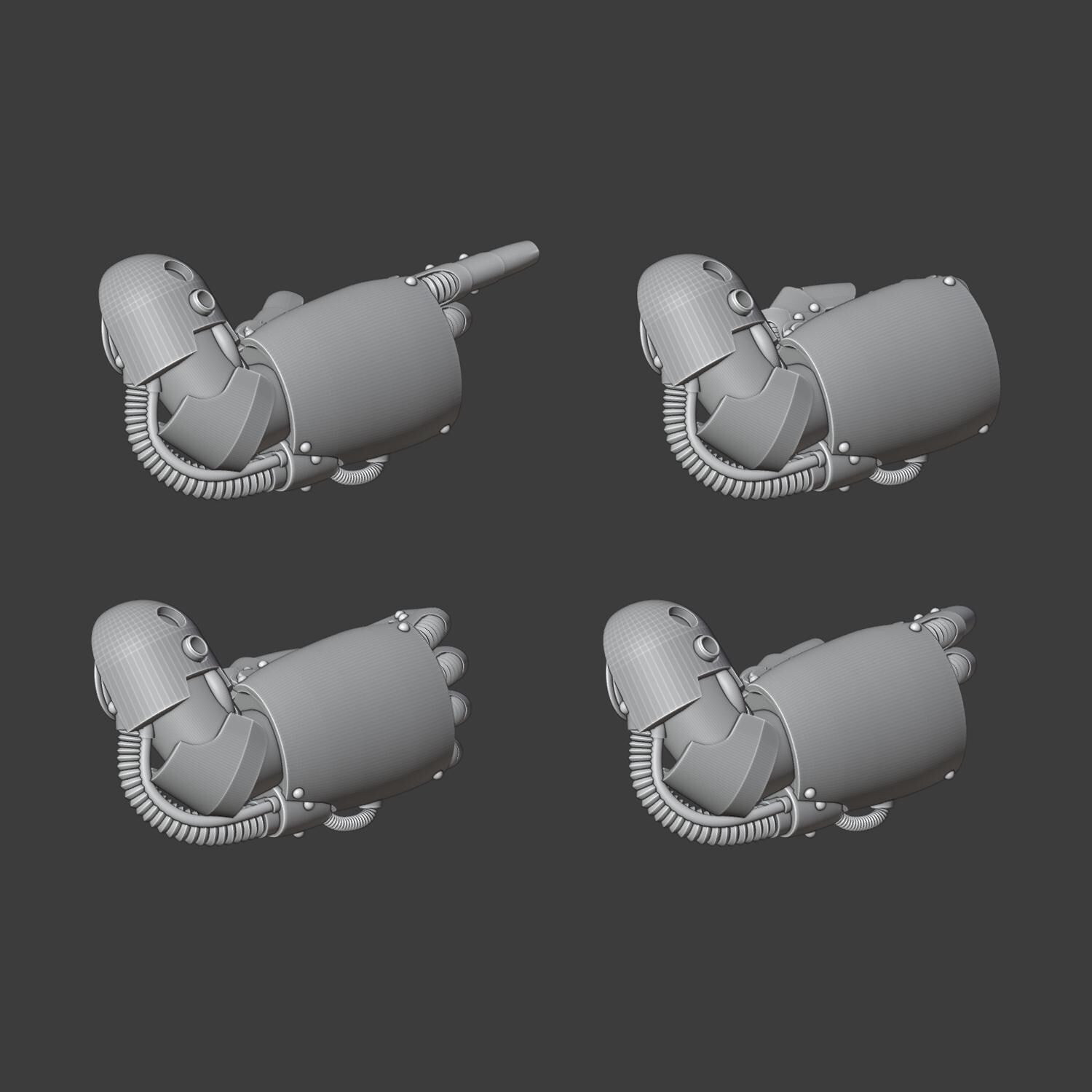 Gen 6 - Power Fist Arms "Tyrant Type"