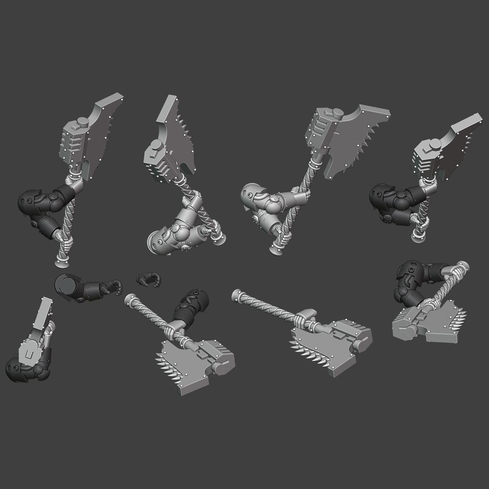 Gen 2/6 - Heavy Chainaxe Arms add on