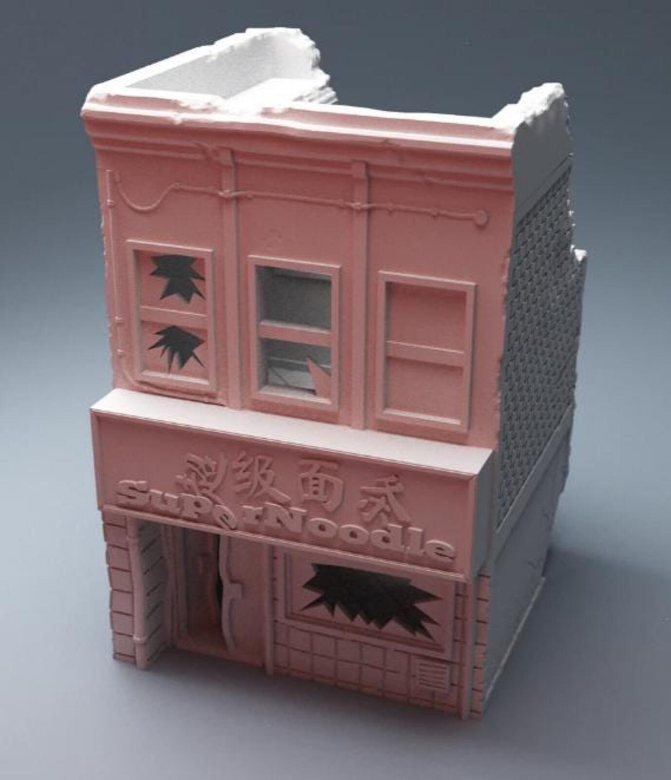 Urban Ruined Buildings Bundle – Modern City Building for MCP – Corvus Games Terrain