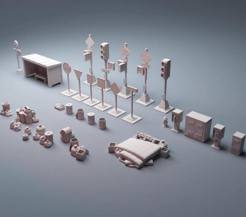 Urban Scatter Bundle 2 – Modern City Building for MCP – Corvus Games Terrain