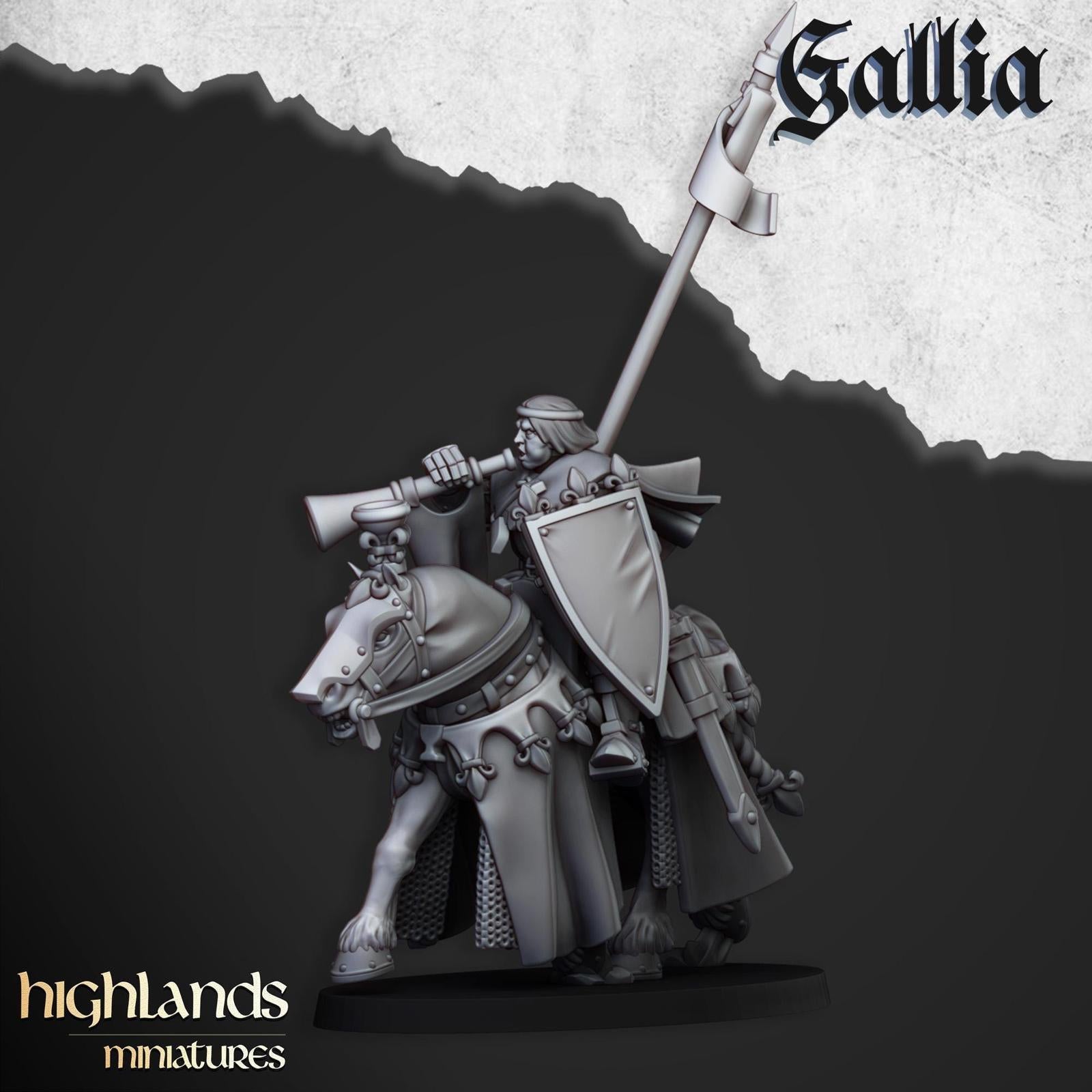 Royal knights of Gallia | Highlands Miniatures