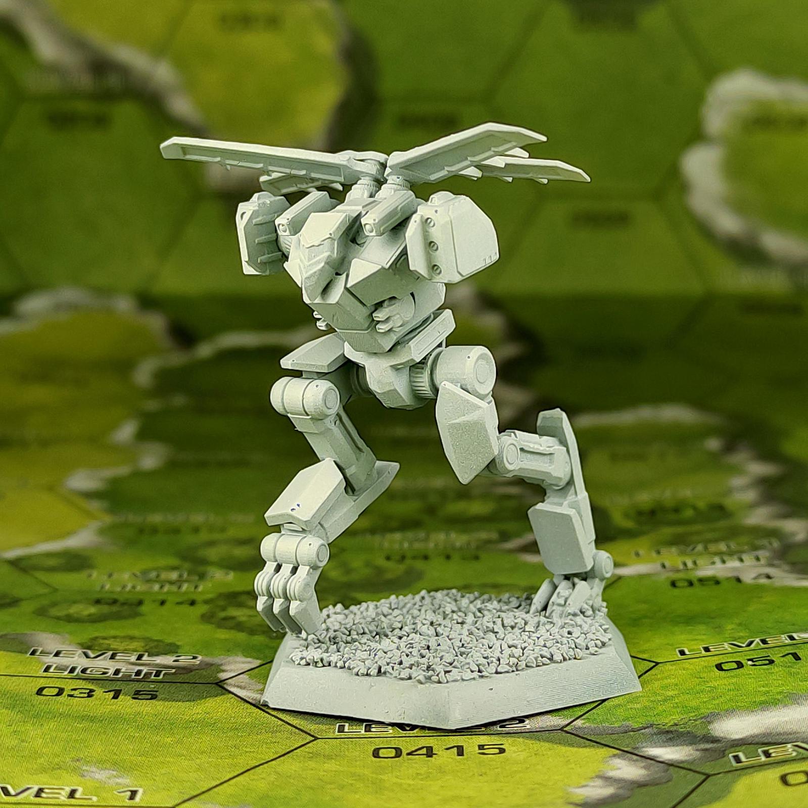 Eyrie | Sir Mortimer Bombito | American Mecha | Compatible with BT and other 6mm Tabletop Wargames
