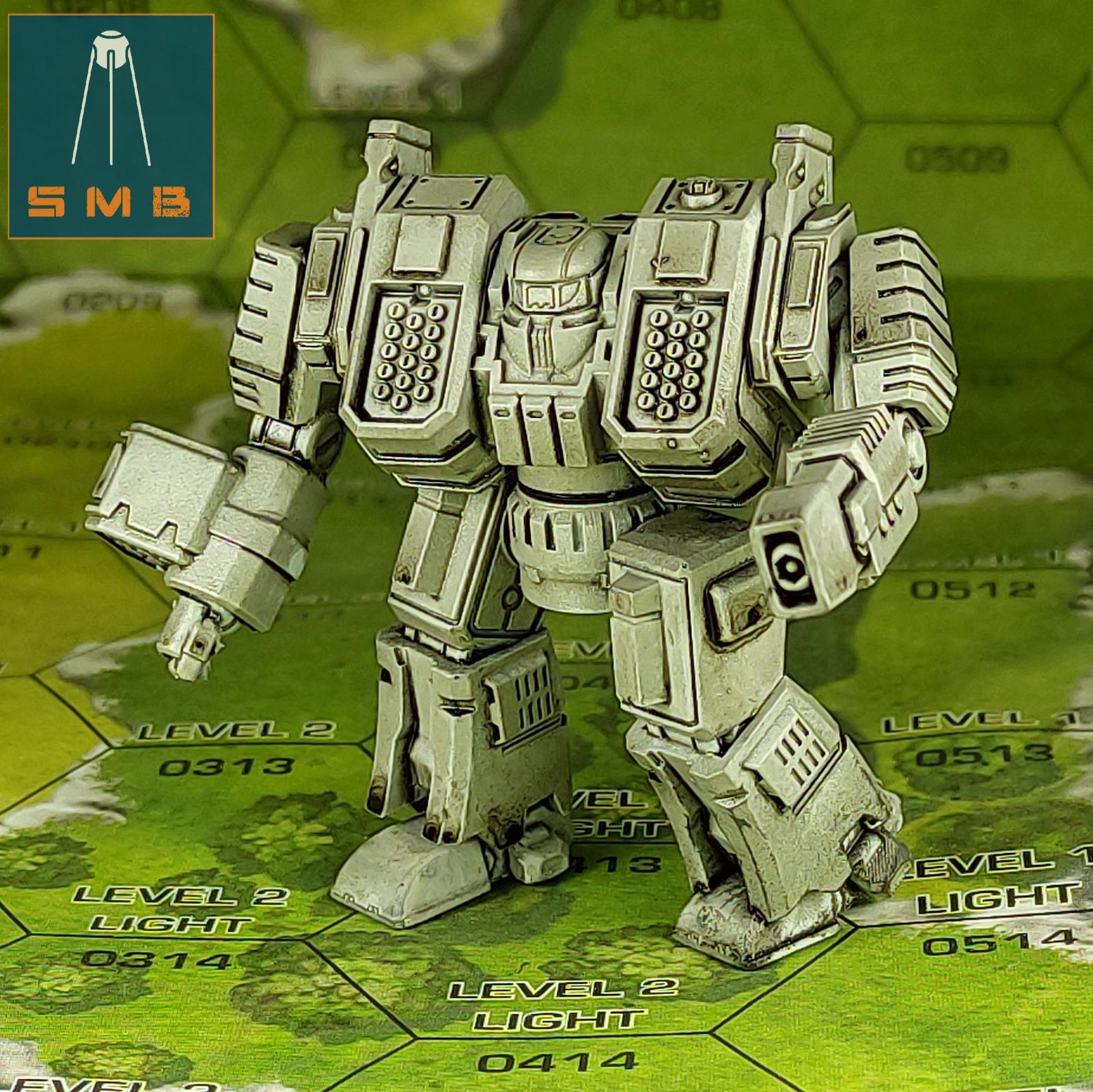 Naginata | Sir Mortimer Bombito | American Mecha | Compatible with BT and other 6mm Tabletop Wargames