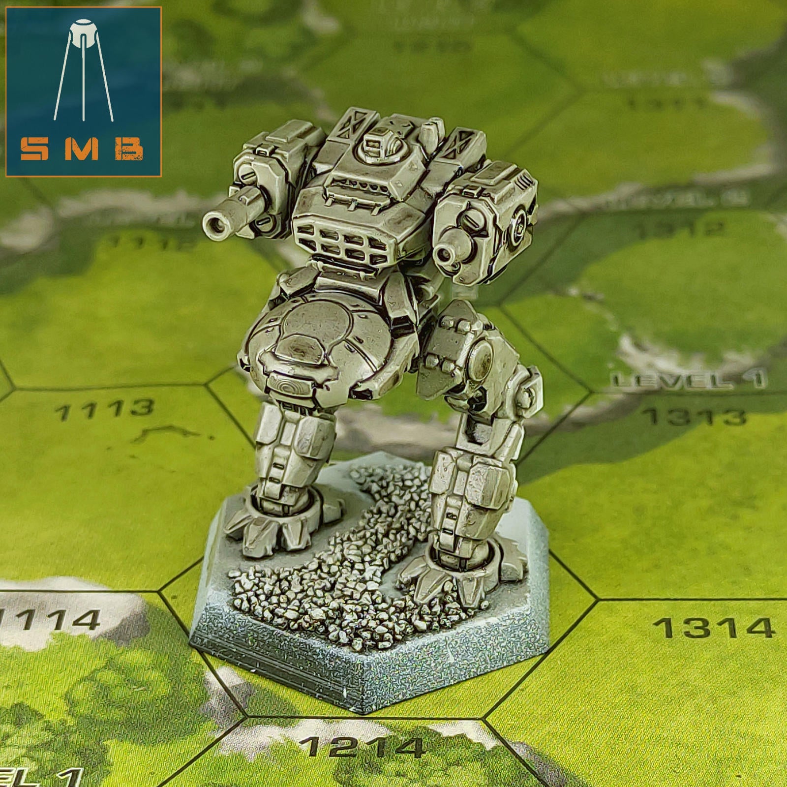 Jenner IIC2  | Sir Mortimer Bombito | American Mecha | Compatible with BT and other 6mm Tabletop Wargames