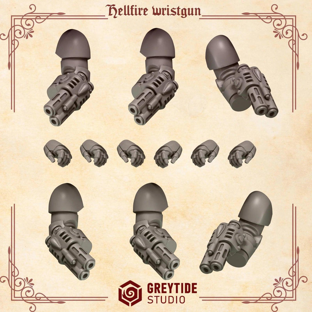 Crimson Lords Hellfire Wristguns