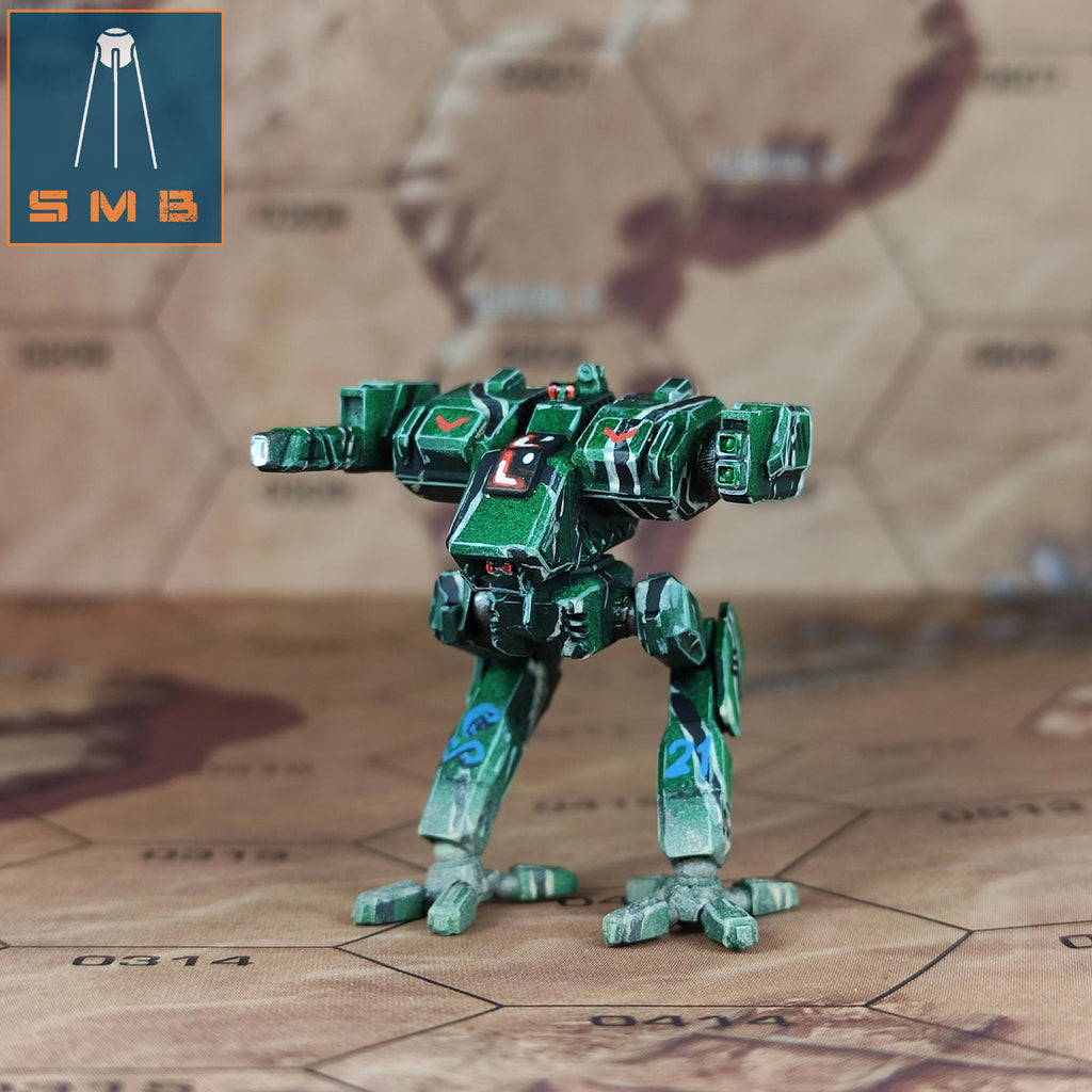 G?n | Sir Mortimer Bombito | American Mecha | Compatible with BT and other 6mm Tabletop Wargames